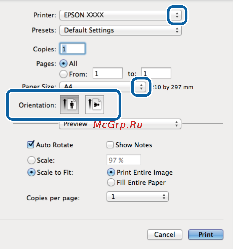 Epson WorkForce Pro WF-M5690DWF [55/187] Printing basics mac os x
