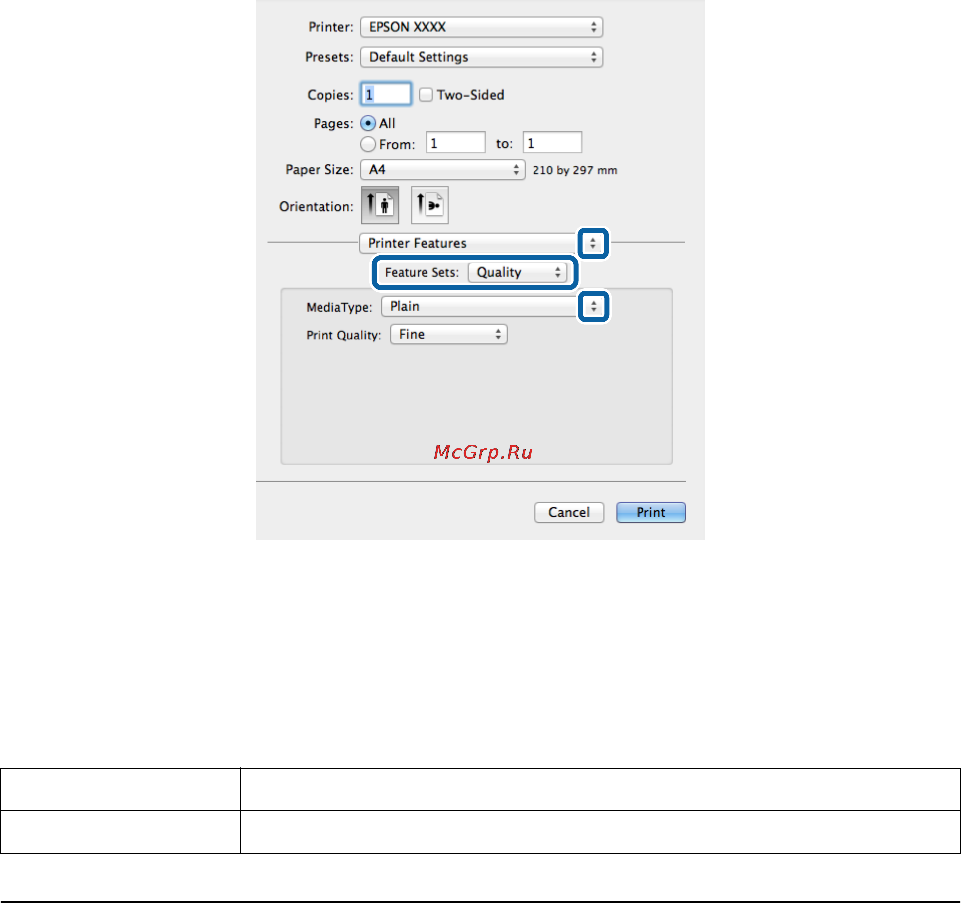 Epson WorkForce Pro WF-M5690DWF [73/187] Setting items for the postscript printer driver