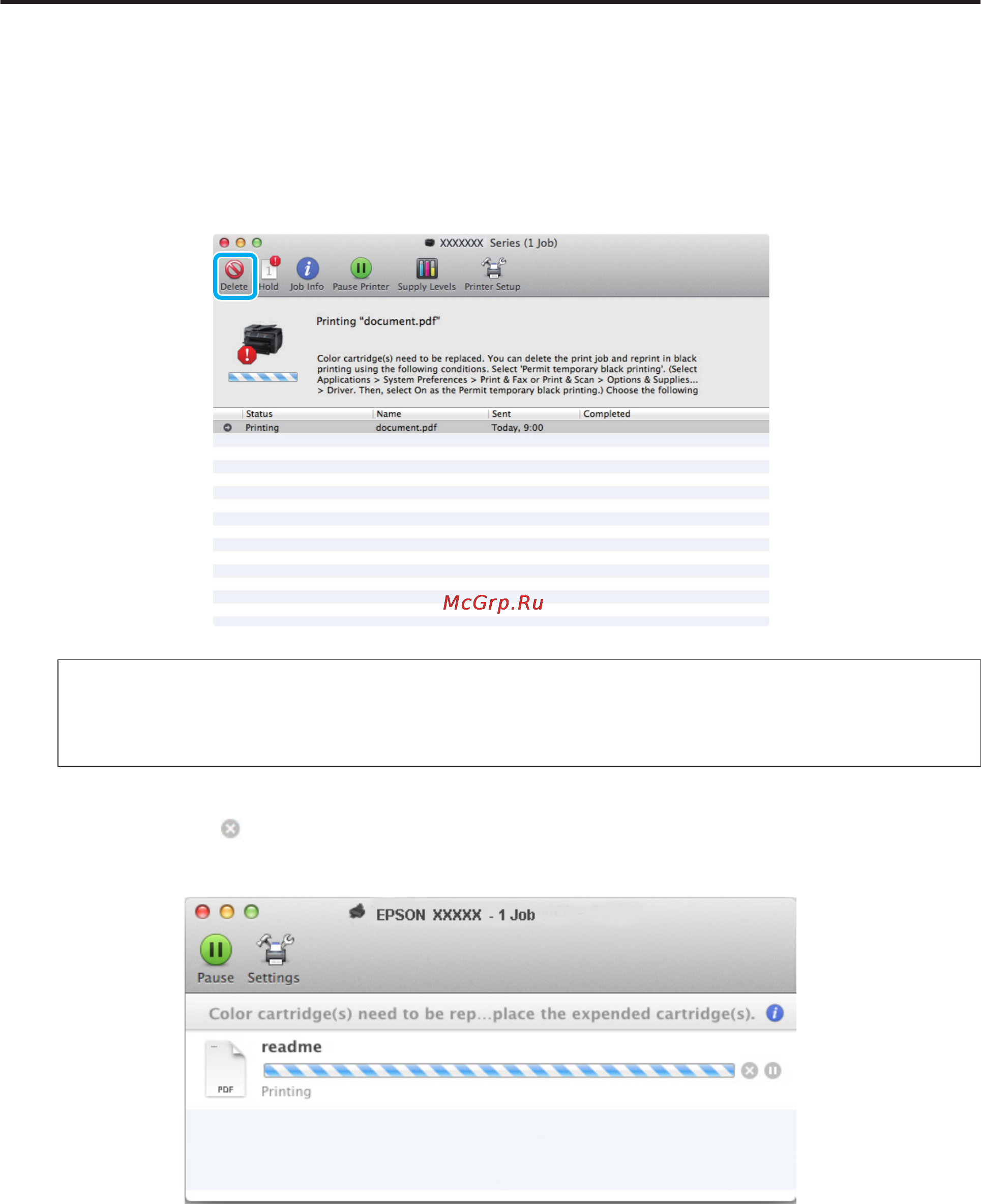 Epson WorkForce Pro WF-5110DW [64/134] В mac os x