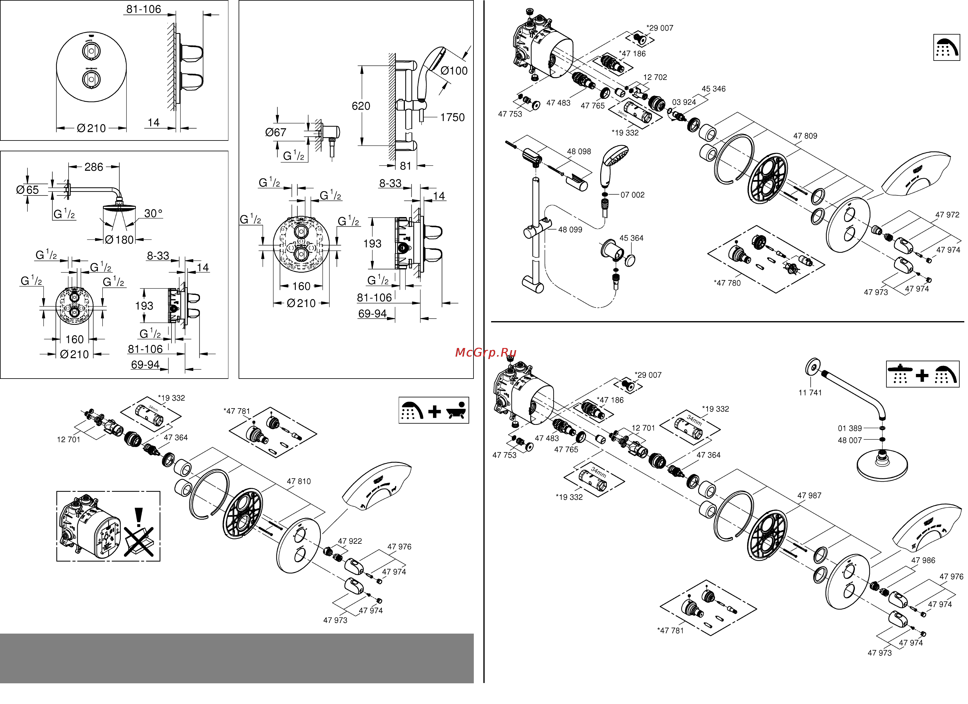 Grohe grohtherm 1000 new 19985000 [2/20] Bitte diese anleitung an den benutzer der armatur weitergeben