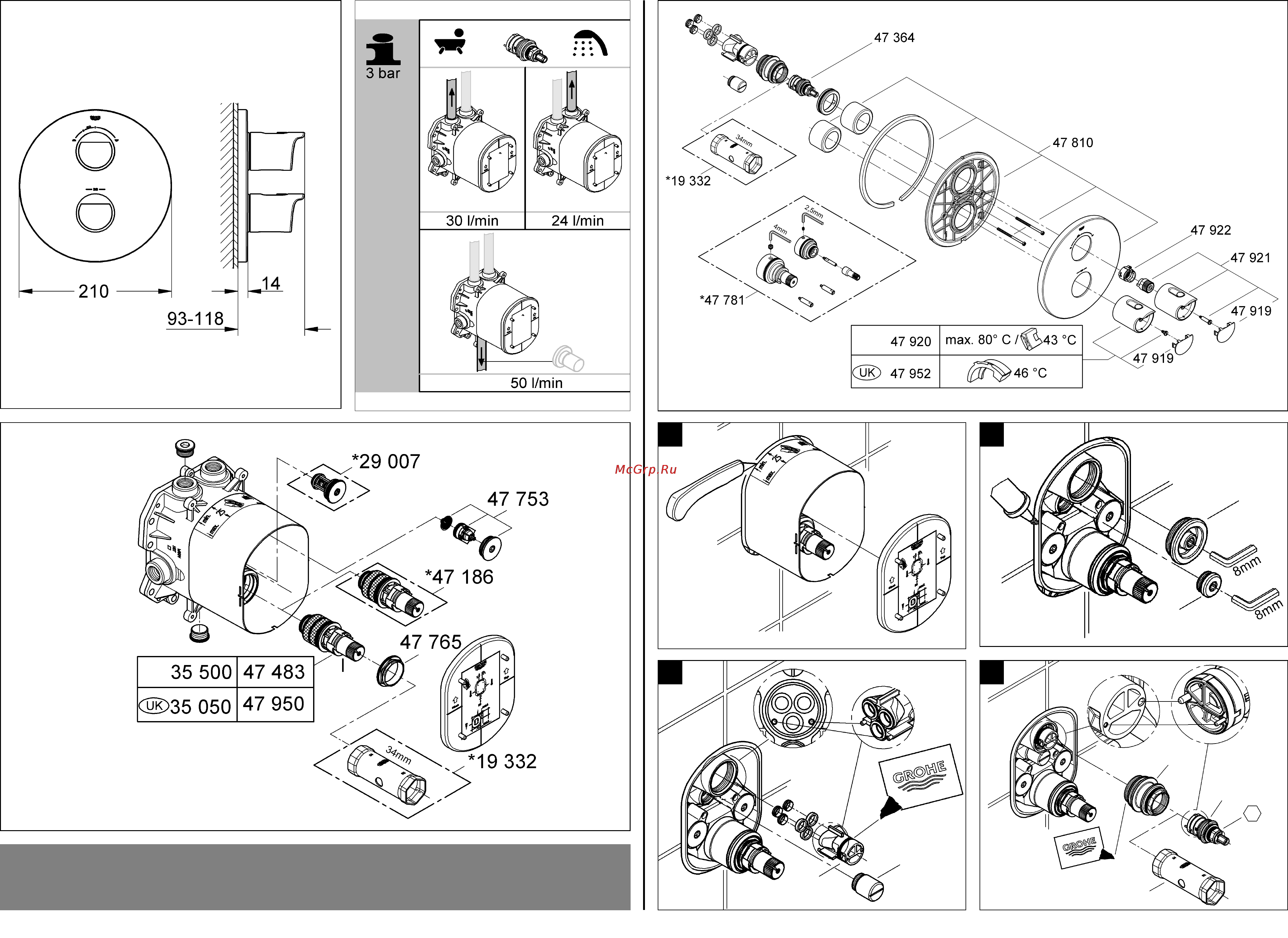 Grohe grohtherm 2000 19355001 [2/32] Bitte diese anleitung an den benutzer der armatur weitergeben
