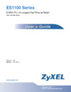 Zyxel ES1100-8P Инструкция по эксплуатации