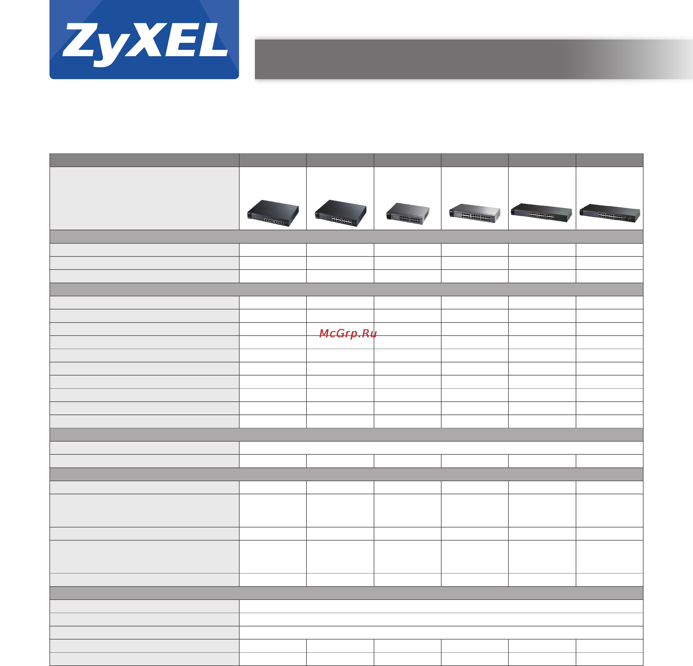 Zyxel ES1100-8P [3/4] Specifications