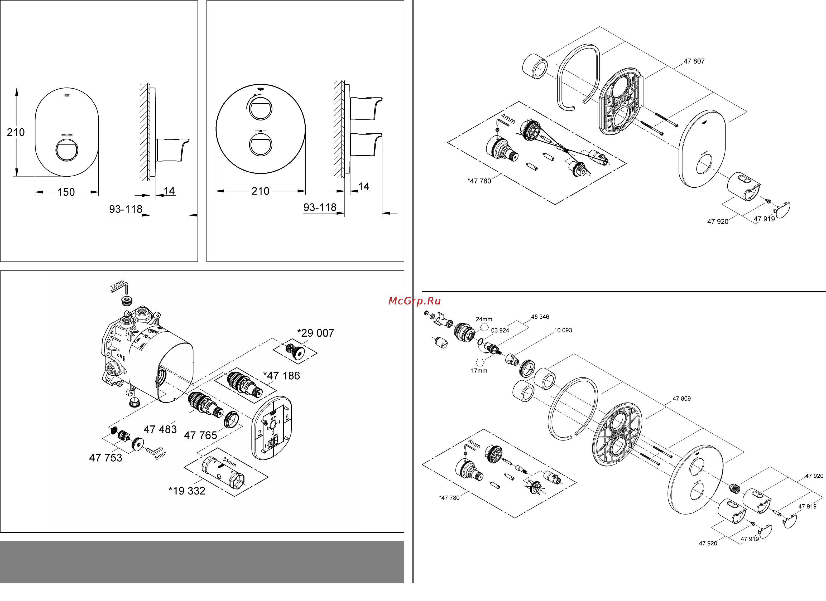 Grohe grohtherm 2000 19354001 [2/32] Bitte diese anleitung an den benutzer der armatur weitergeben