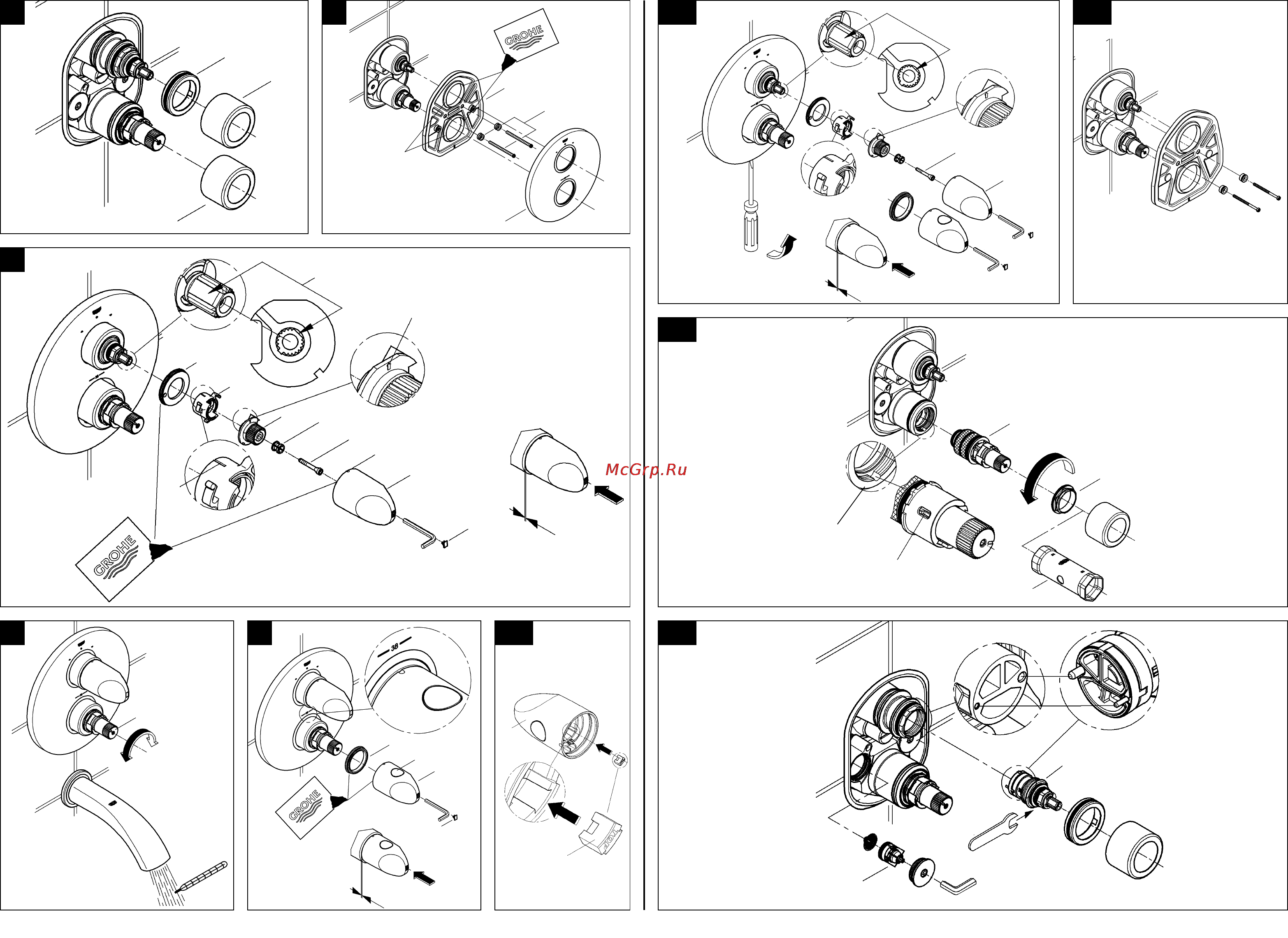 Grohe veris 19364000 Инструкция по эксплуатации онлайн [3/32] 153832