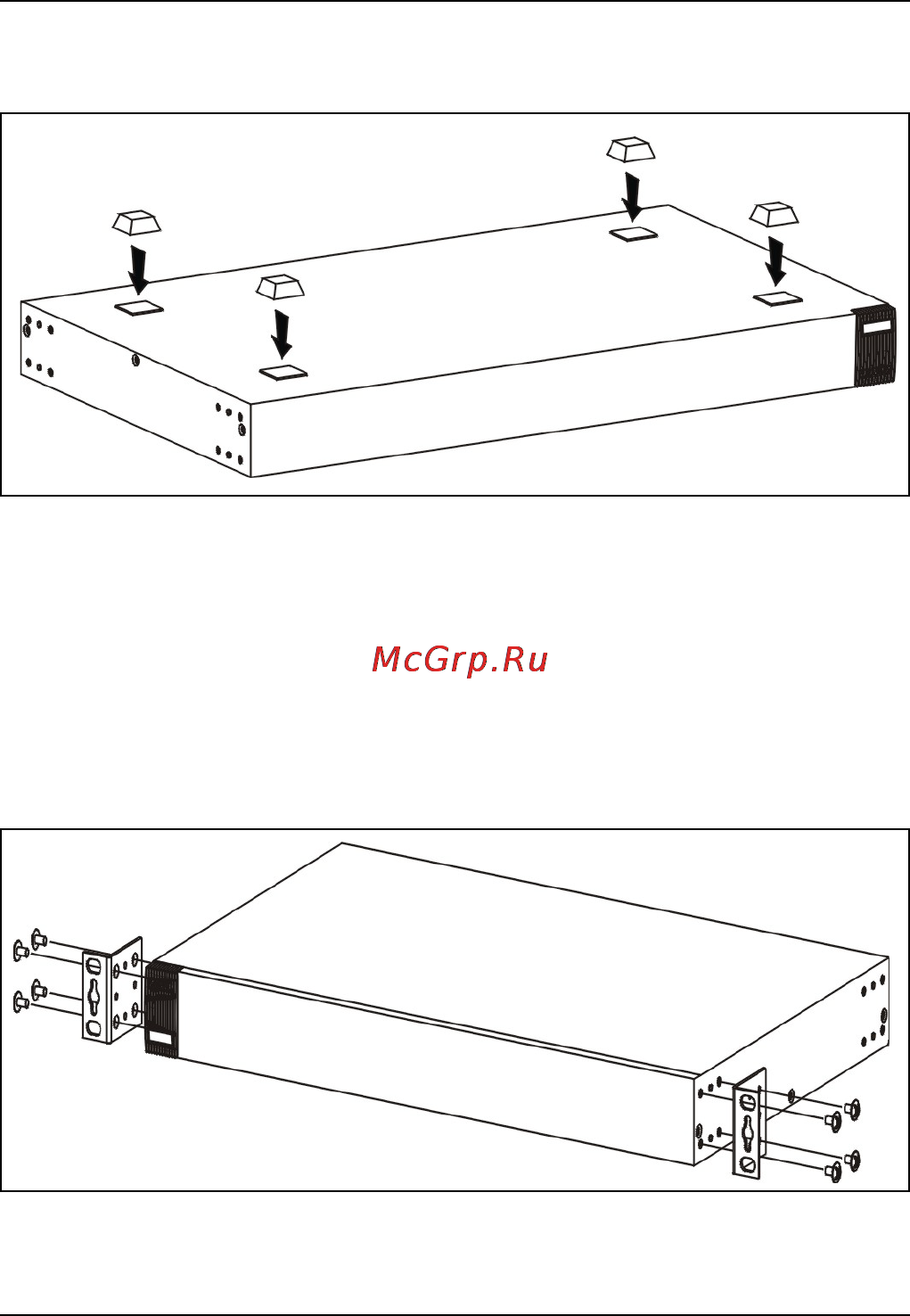 Zyxel GS1100-8HP [10/46] Rack montage