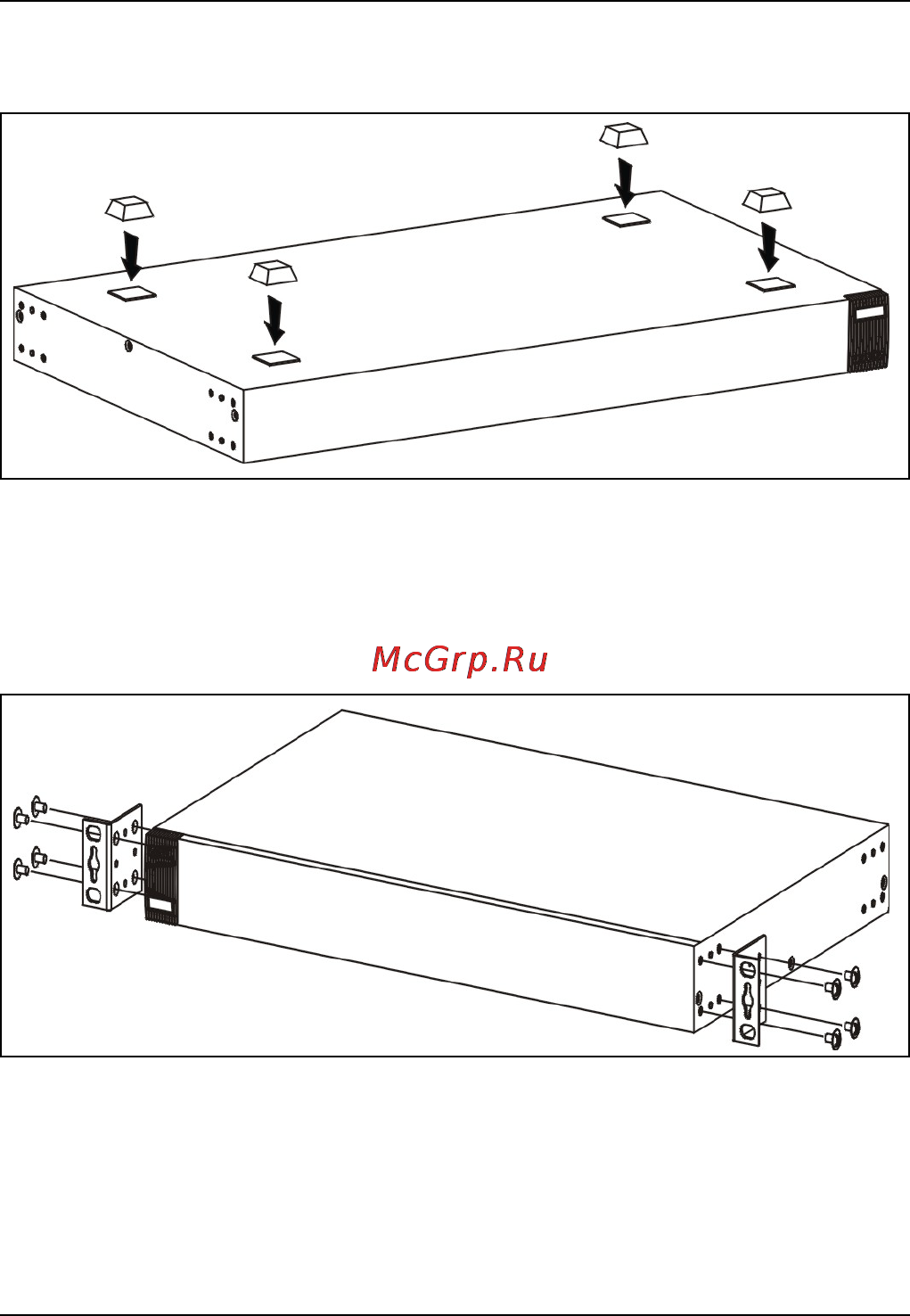 Zyxel GS1100-8HP [4/46] Rack mounted installation