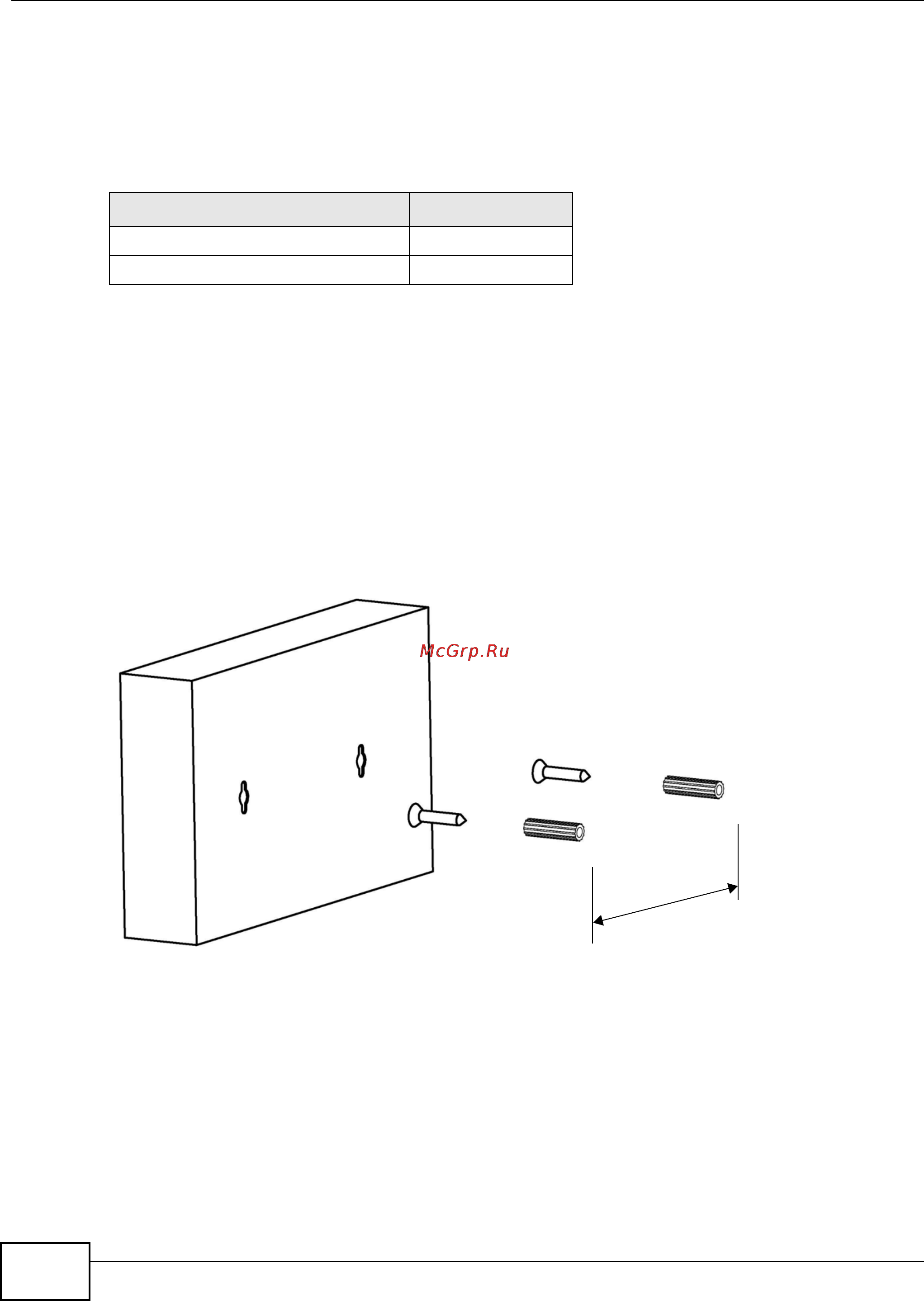 Zyxel GS1100-8HP [14/22] Wall mounting