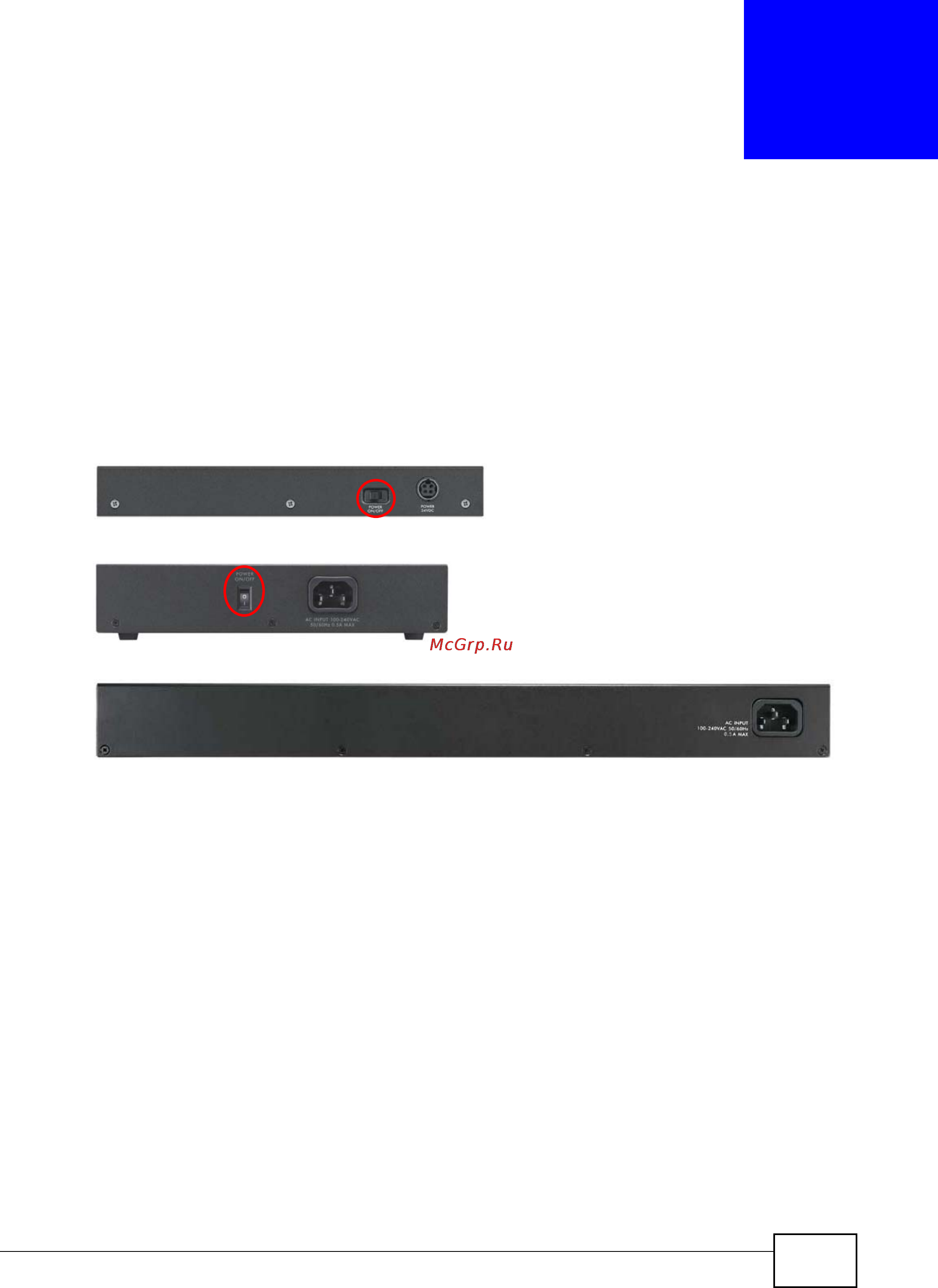 Zyxel GS1100-8HP [9/22] Hardware description and connection