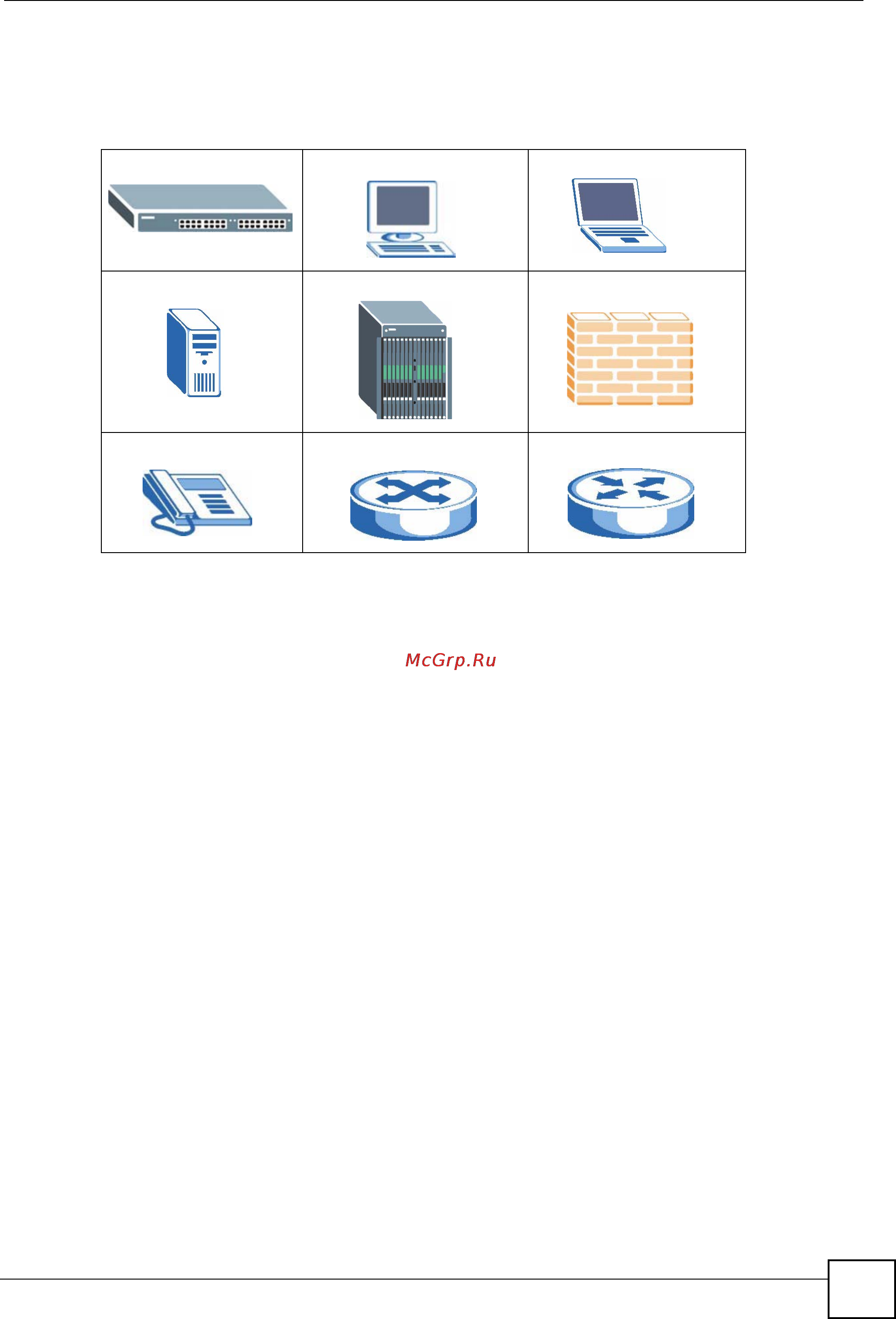 Zyxel ES-3148 [5/362] Figures in this user s guide may use the following generic icons the switch icon is not an exact representation of your device