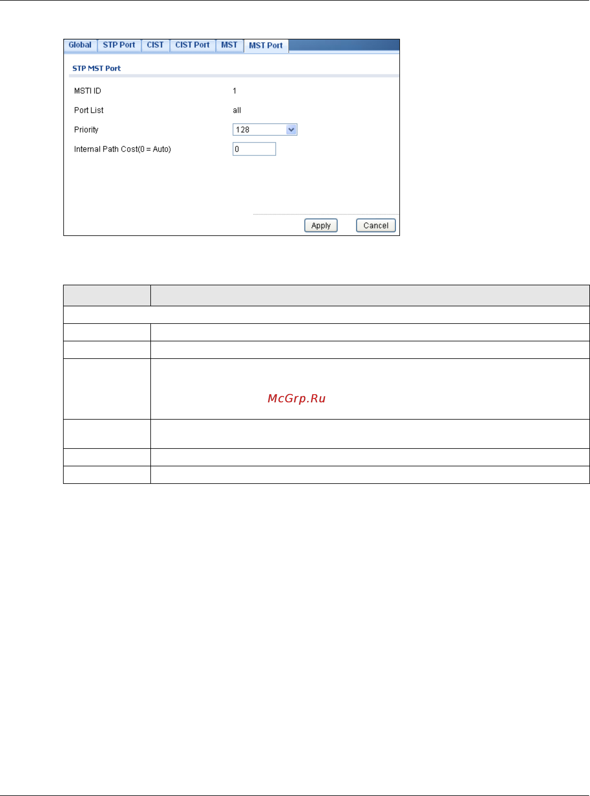 Zyxel GS1900-8HP [158/246] Chapter 26 configuration spanning tree