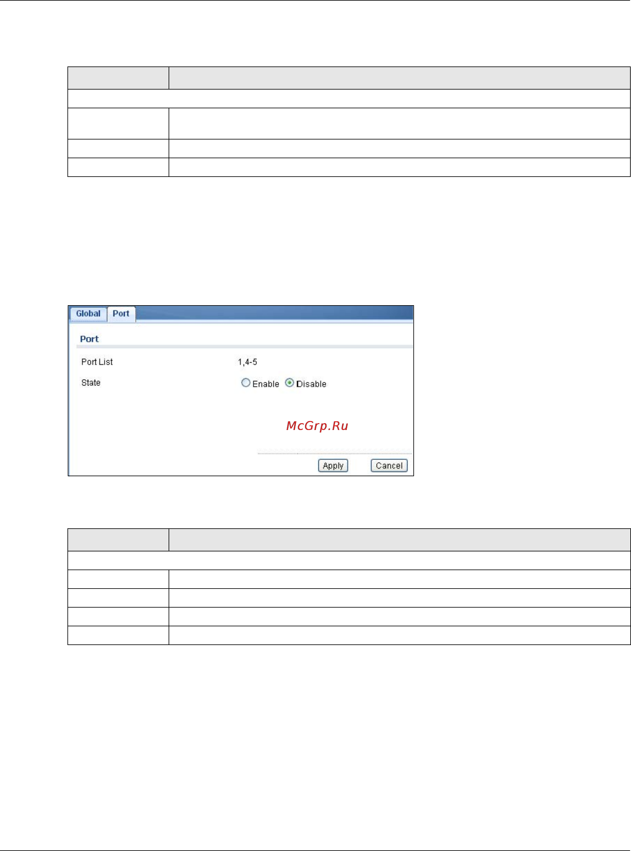 Zyxel GS1900-8HP [189/246] The port edit screen