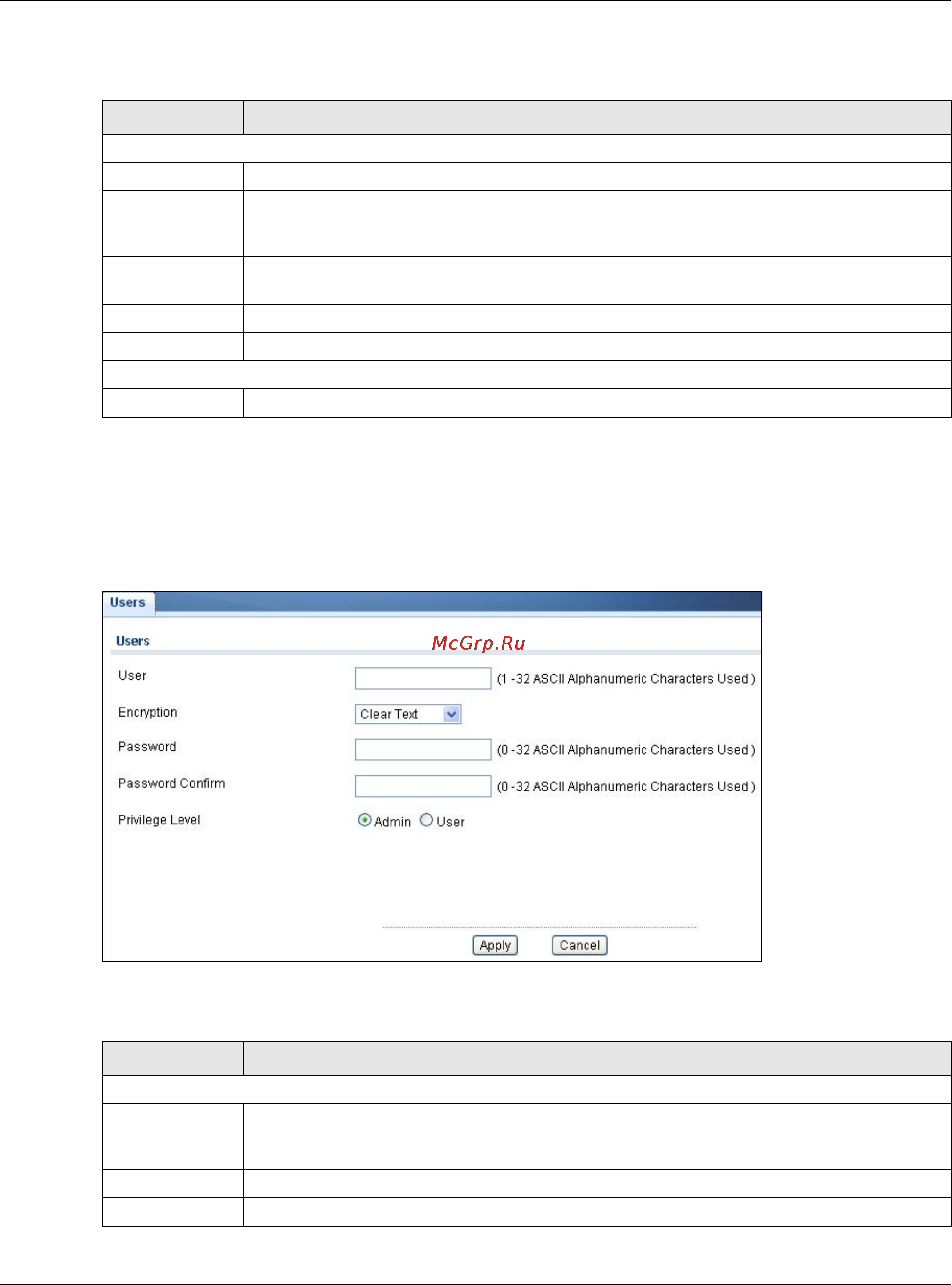 Zyxel GS1900-8HP [210/246] The users add modify screen
