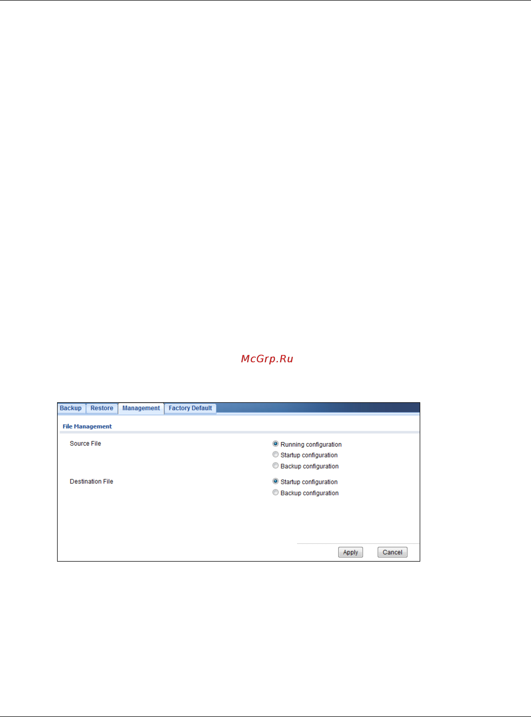 Zyxel GS1900-8HP [219/246] Restore the configuration from a file on your computer