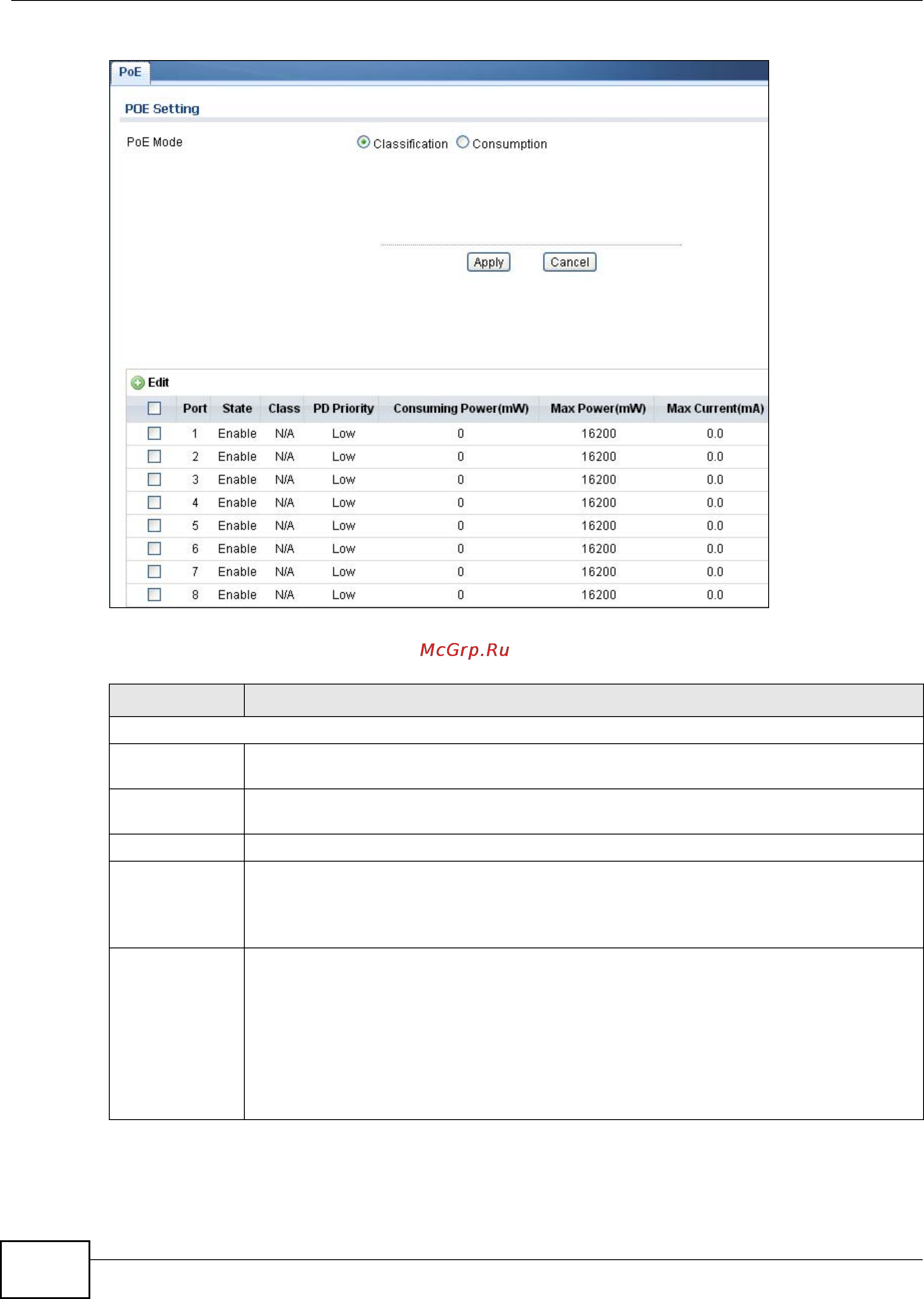 Zyxel GS1900-48HP [102/230] Chapter 18 configuration port
