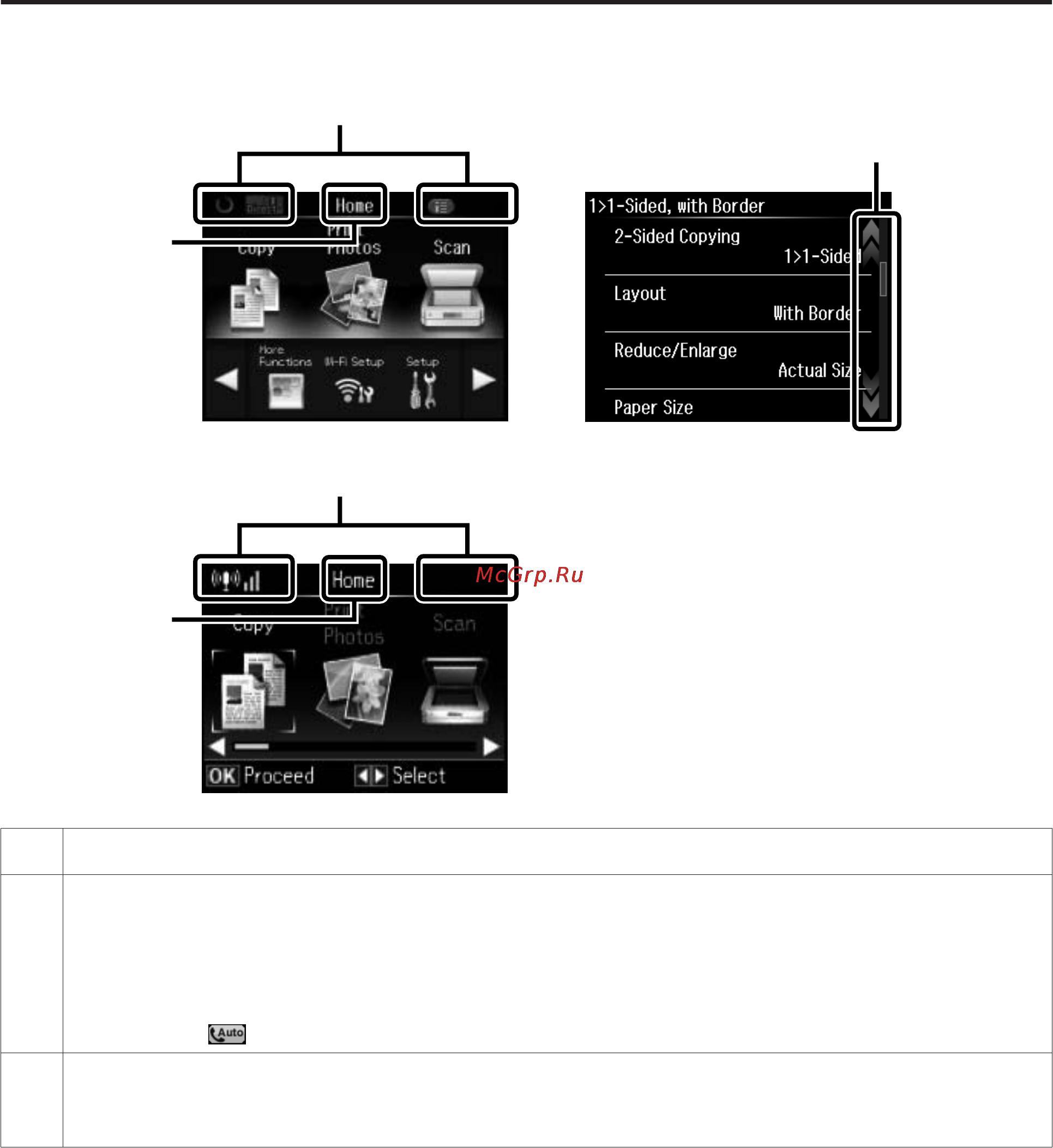 Epson Expression Premium XP-710 [23/225] Использование жк дисплея
