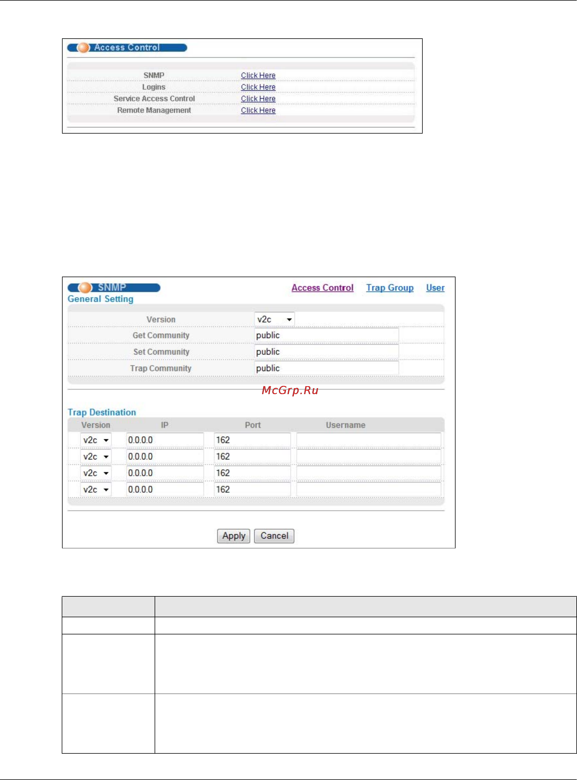 Zyxel GS1920-48 [309/381] Configuring snmp