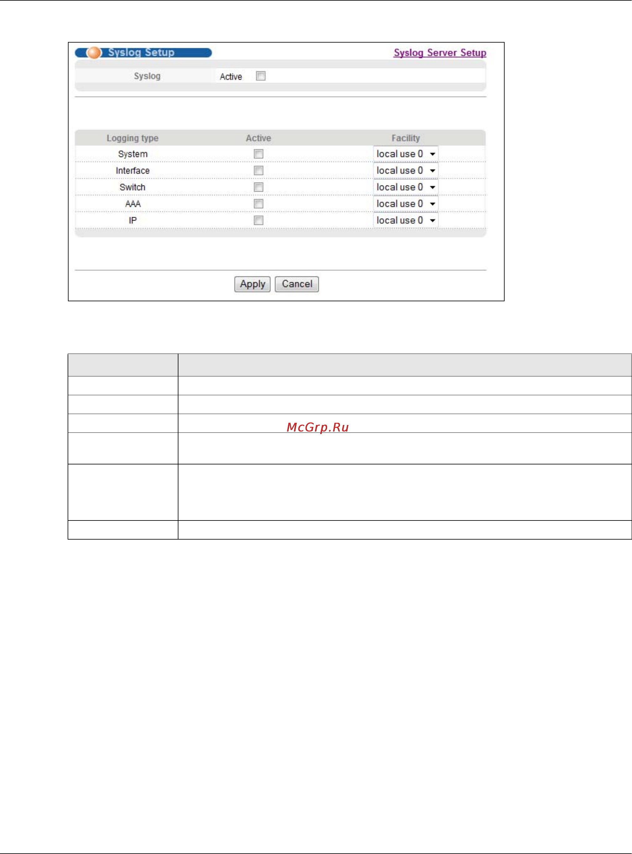 Zyxel GS1920-48HP [329/381] Syslog server setup