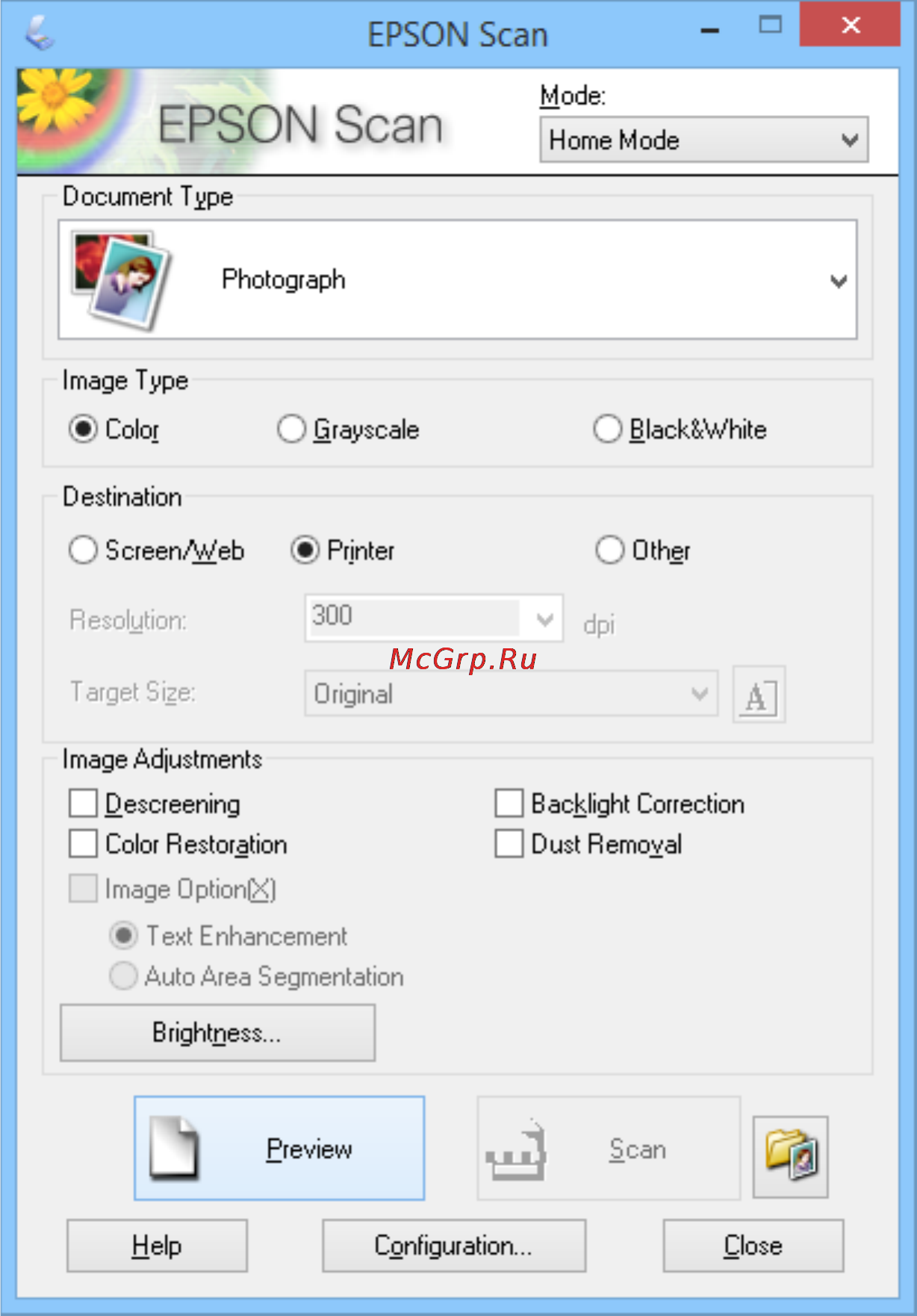 Epson Perfection V19 [31/80] Сканирование в режиме простой режим