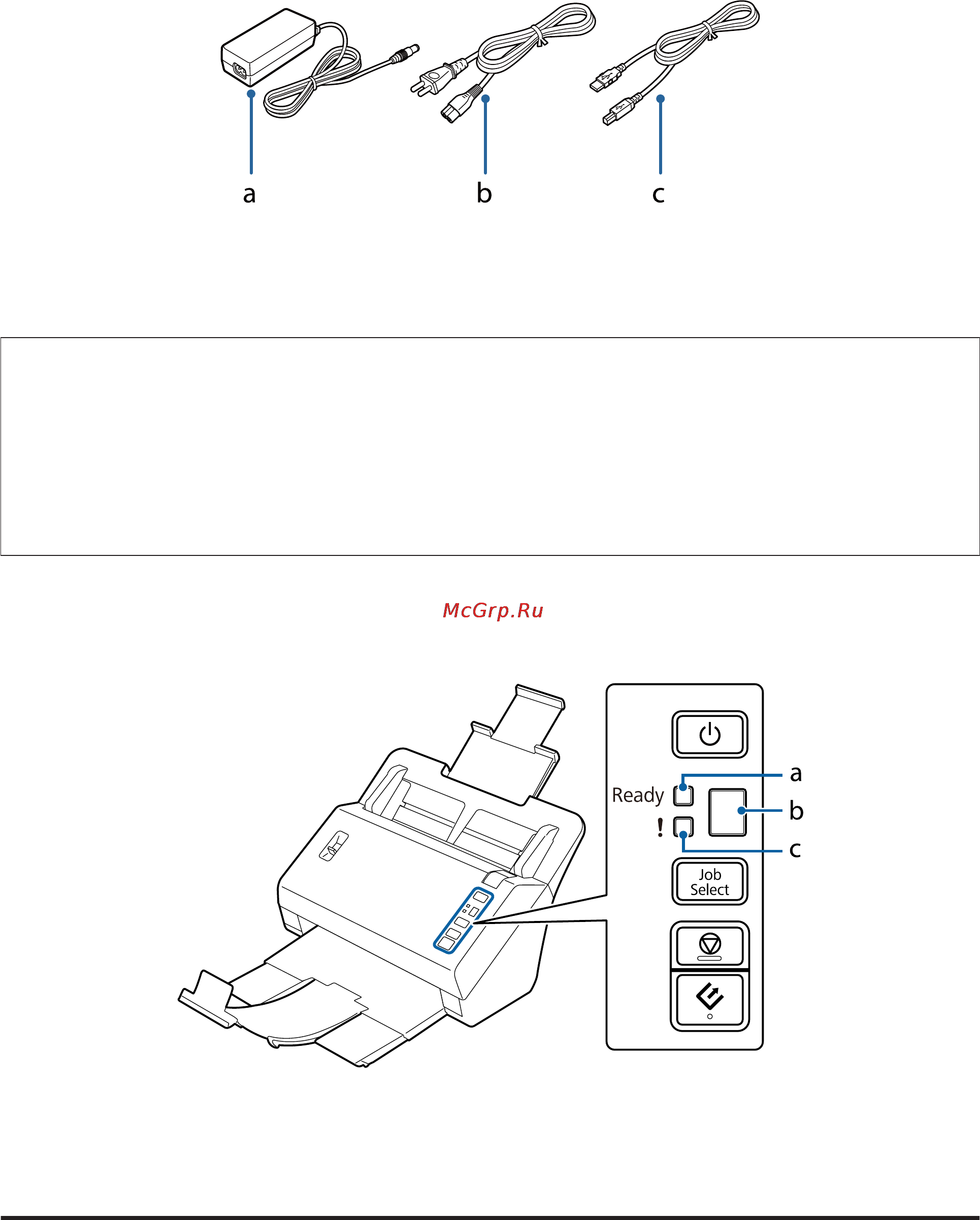 Epson WorkForce DS-860N [12/74] Индикатор состояния и дисплей
