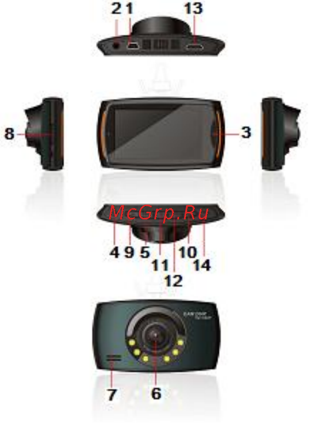 Ginzzu fx-804 hd Инструкция по эксплуатации онлайн [3/14] 153955