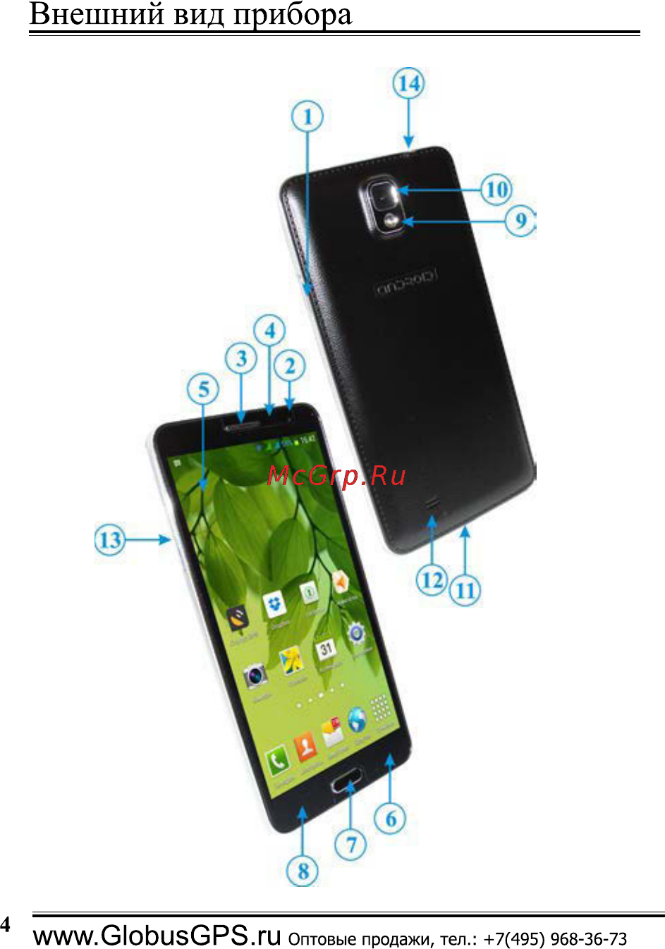 Globusgps GL-900 Инструкция по эксплуатации онлайн [3/23] 153970