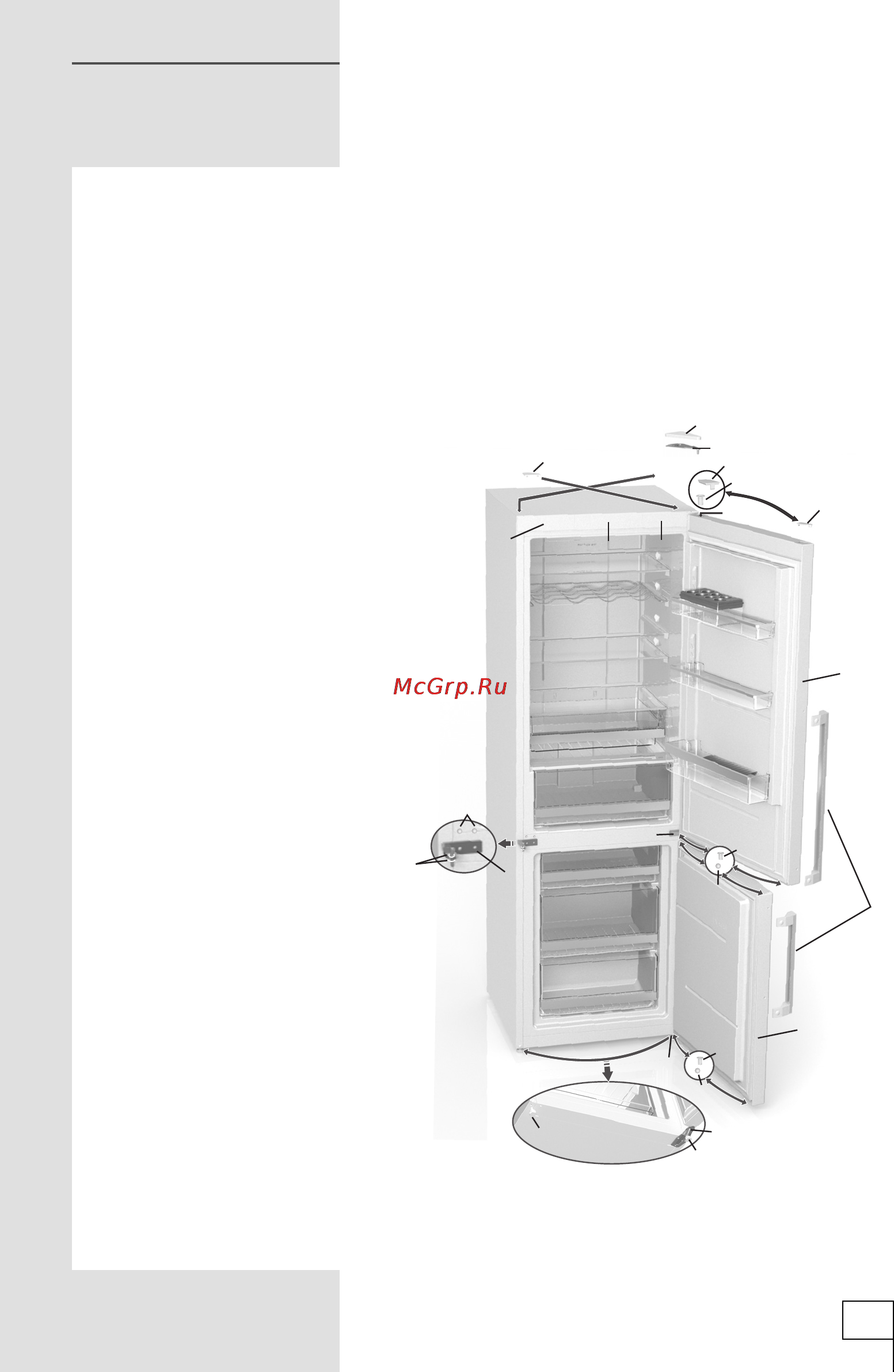 Gorenje rk 6191 ax [13/40] Вариант ii панель управления на дверце прибора
