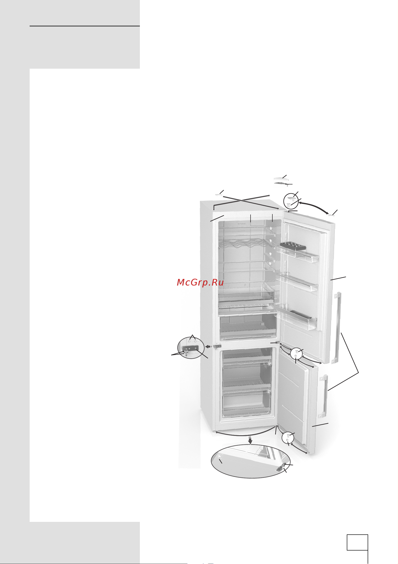 Gorenje NRK6201TC [13/40] Вариант ii панель управления на дверце прибора