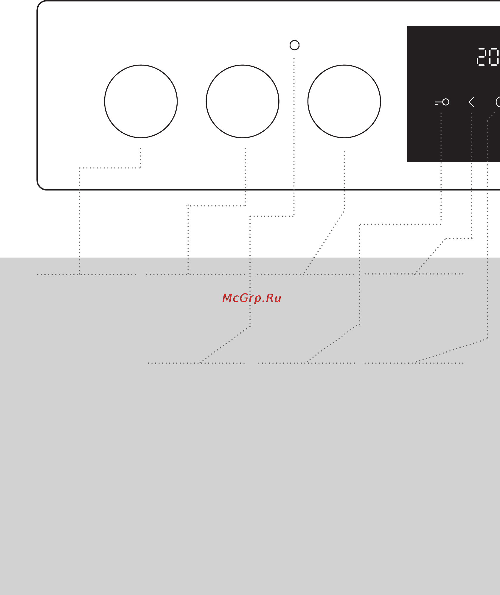 Gorenje ec 637e34wv [8/60] Панель управления