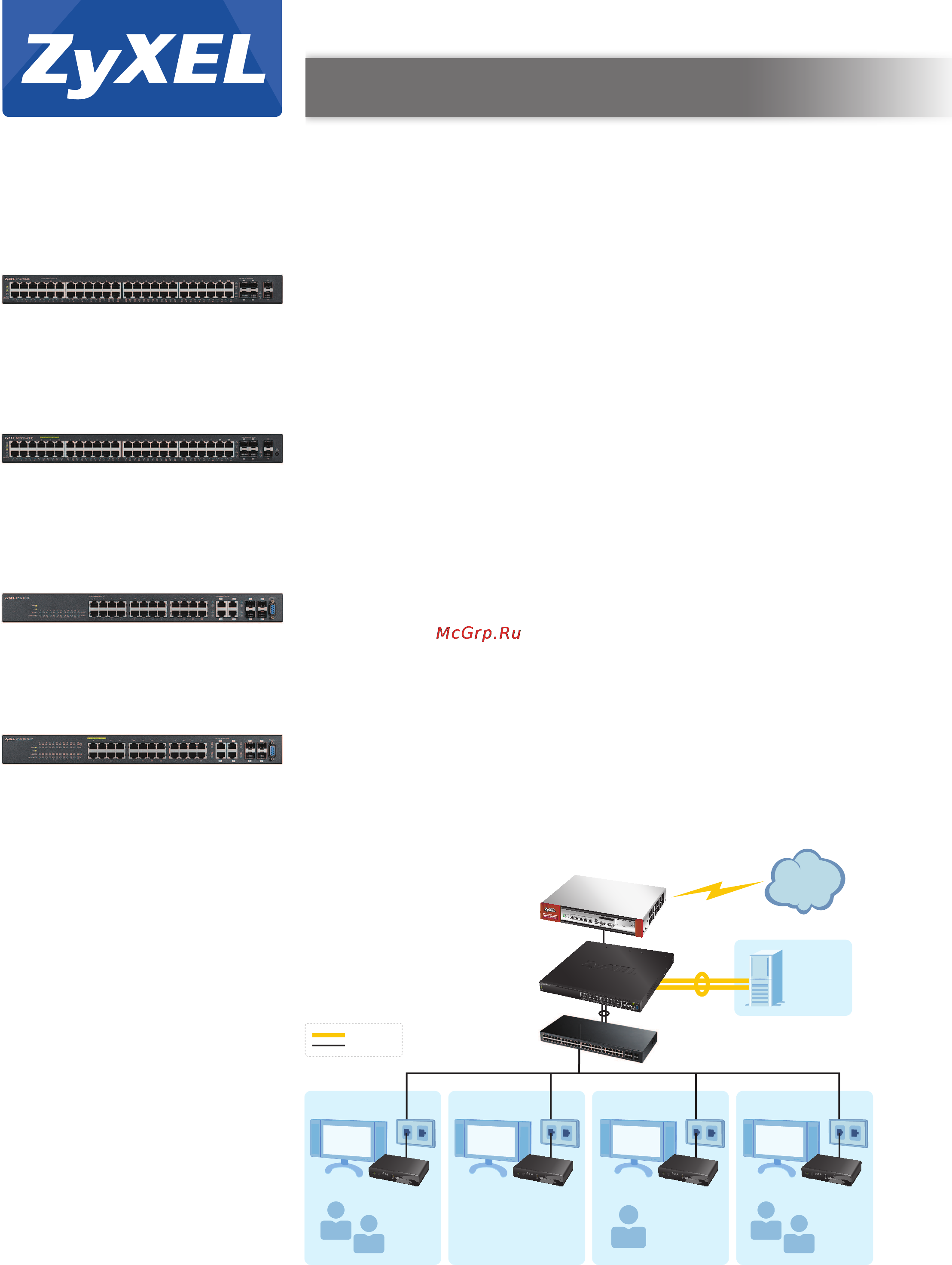 Zyxel GS2210-48 [2/6] Key applications