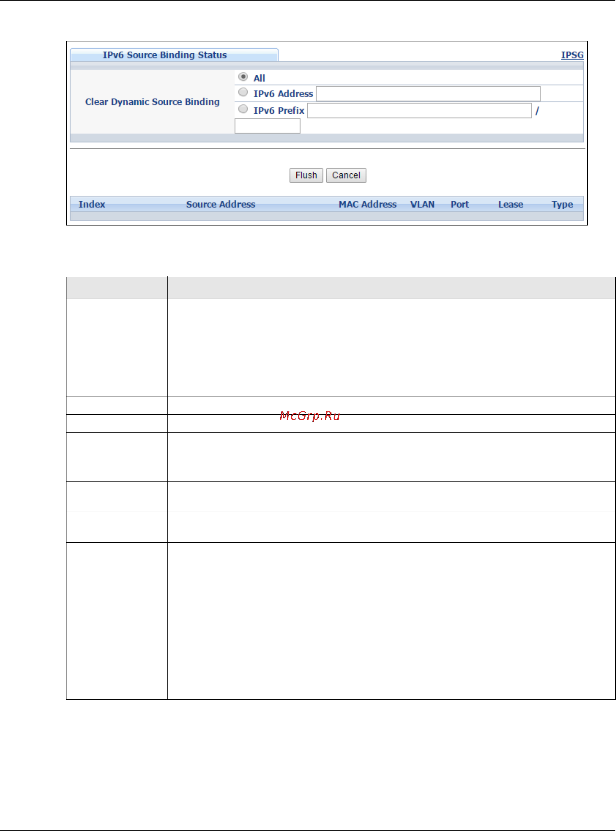 Zyxel GS2210-48HP [245/444] The following table describes the labels in this screen