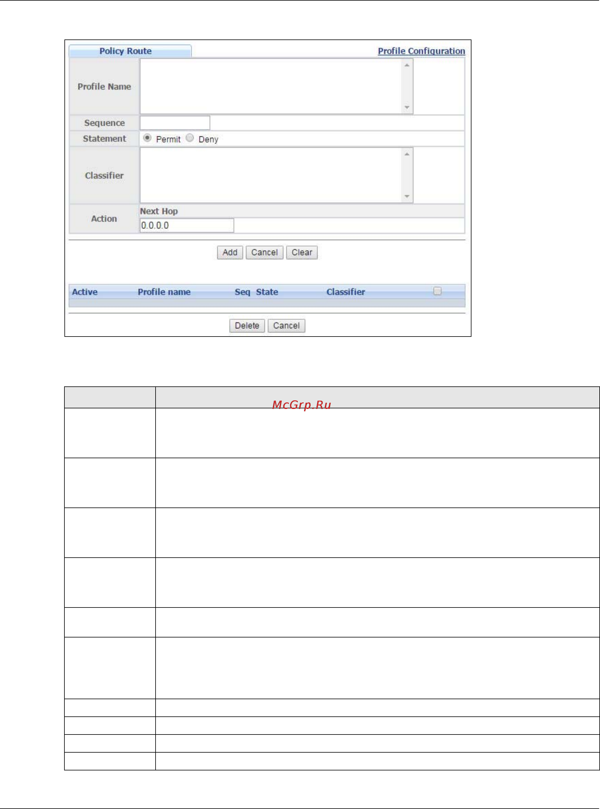 Zyxel XGS3700-24HP [402/548] Chapter 41 policy routing