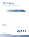 Zyxel ES1100-24G Инструкция по эксплуатации