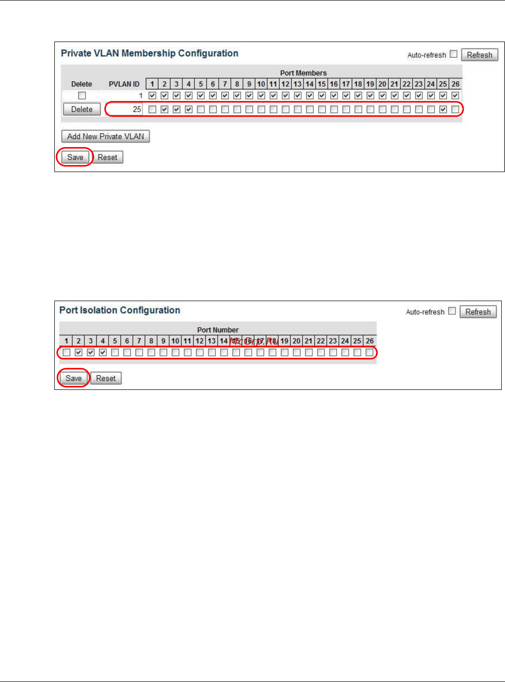 Zyxel XGS1910-24 [41/73] Enabling port isolation
