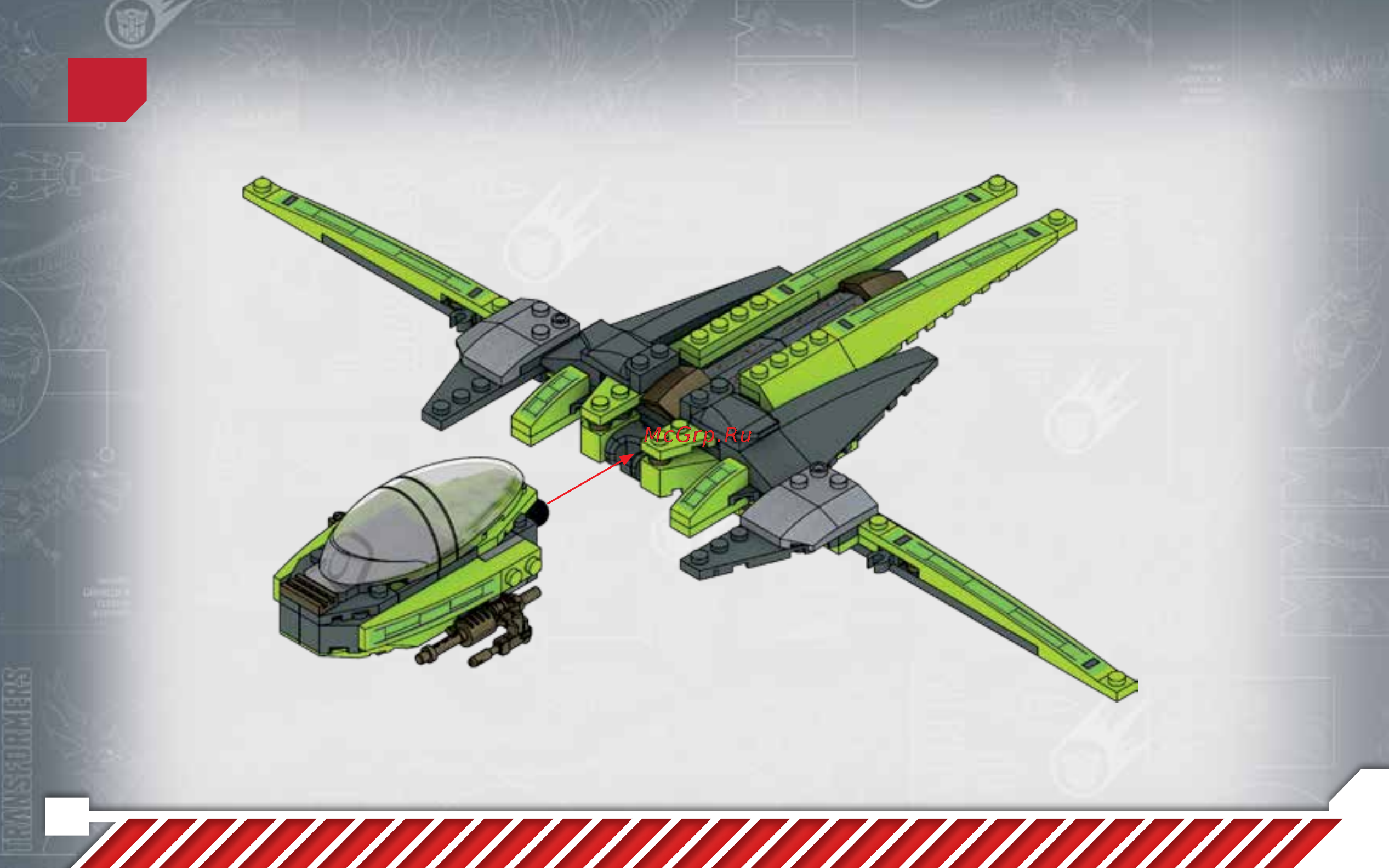 Hasbro kre-o серия трансформеры атака с воздуха Инструкция по эксплуатации онлайн [34/44] 154101