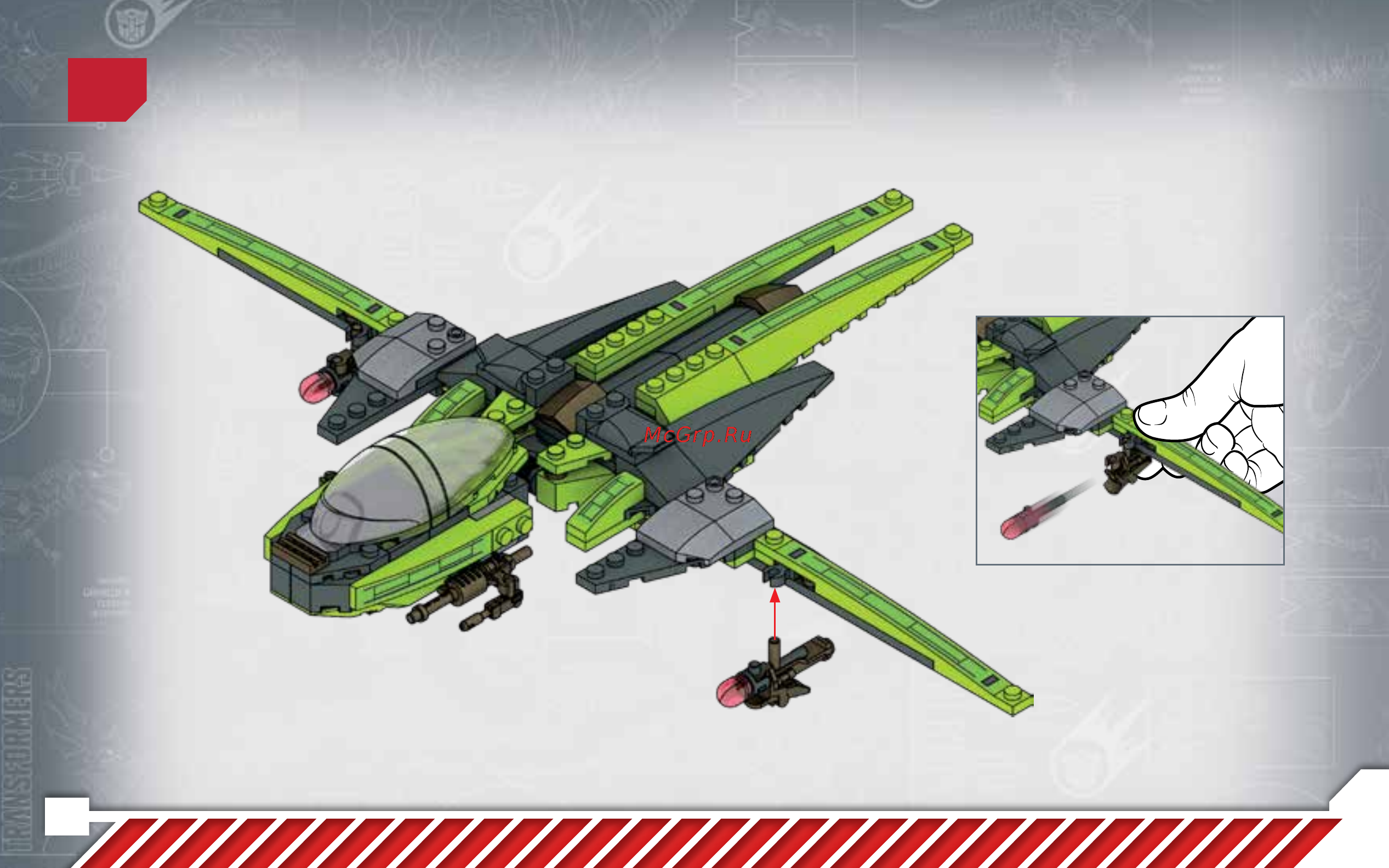 Hasbro kre-o серия трансформеры атака с воздуха Инструкция по эксплуатации онлайн [36/44] 154101