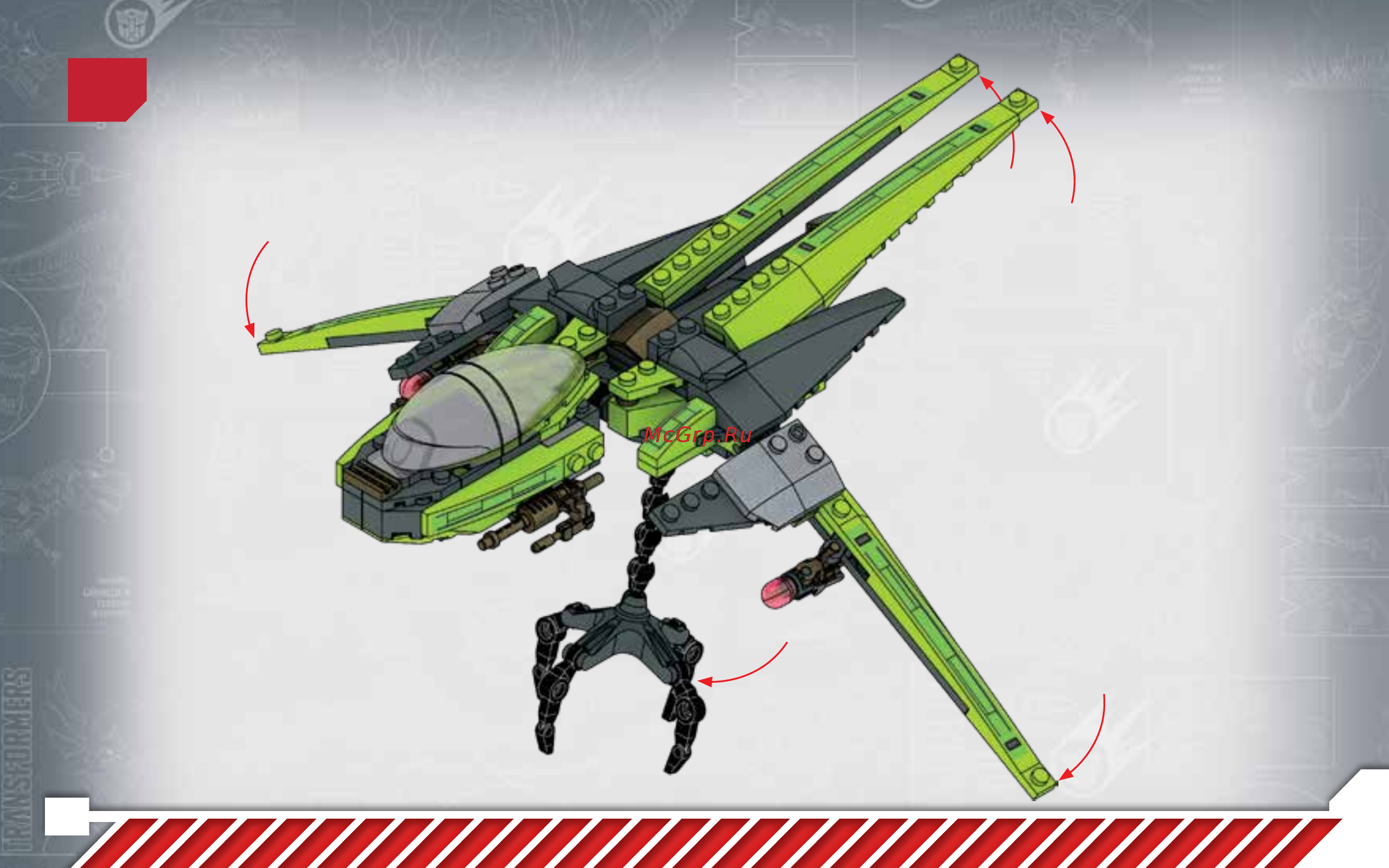 Hasbro kre-o серия трансформеры атака с воздуха Инструкция по эксплуатации онлайн [40/44] 154101