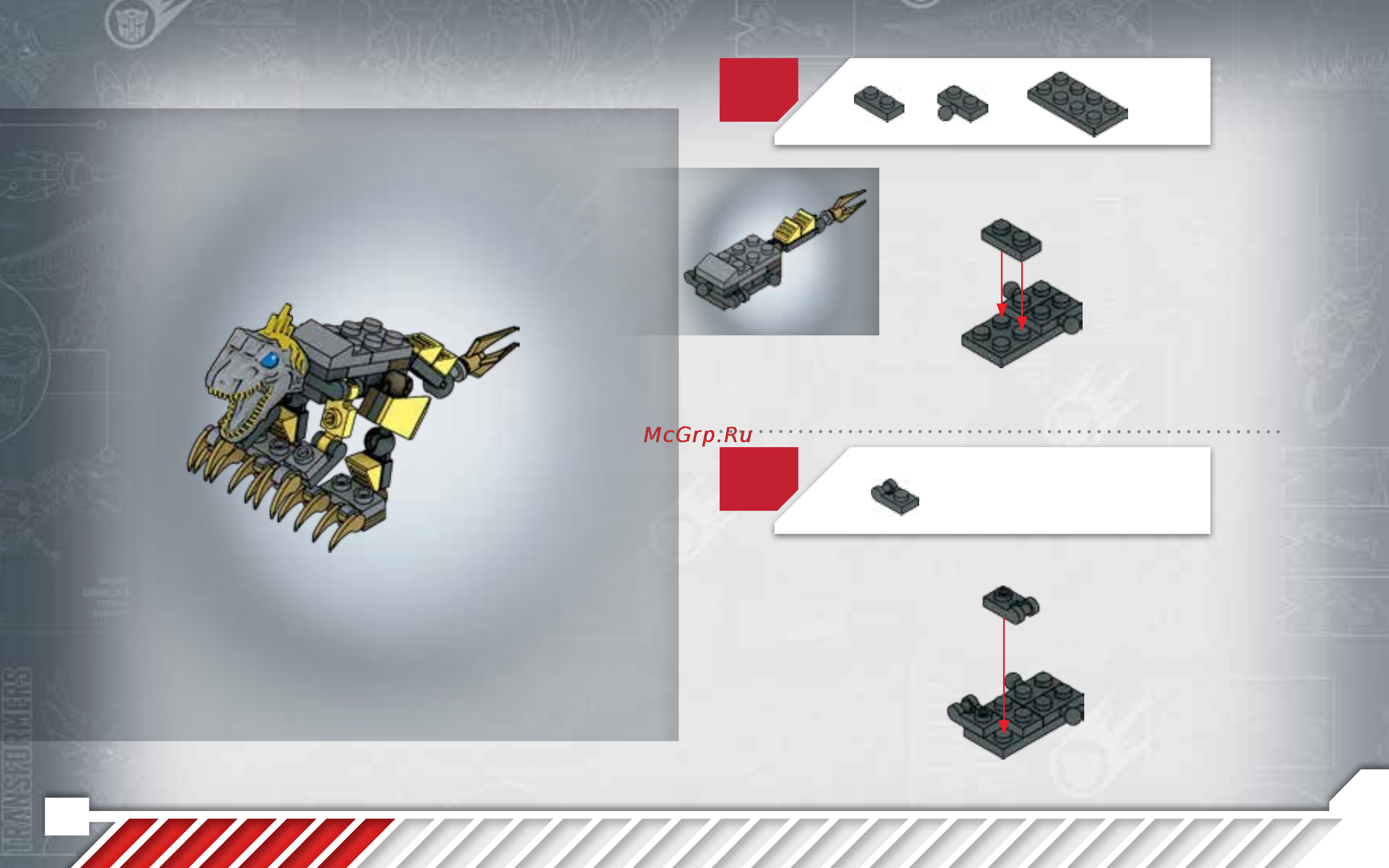 Hasbro kre-o серия трансформеры атака с воздуха Инструкция по эксплуатации онлайн [6/44] 154101