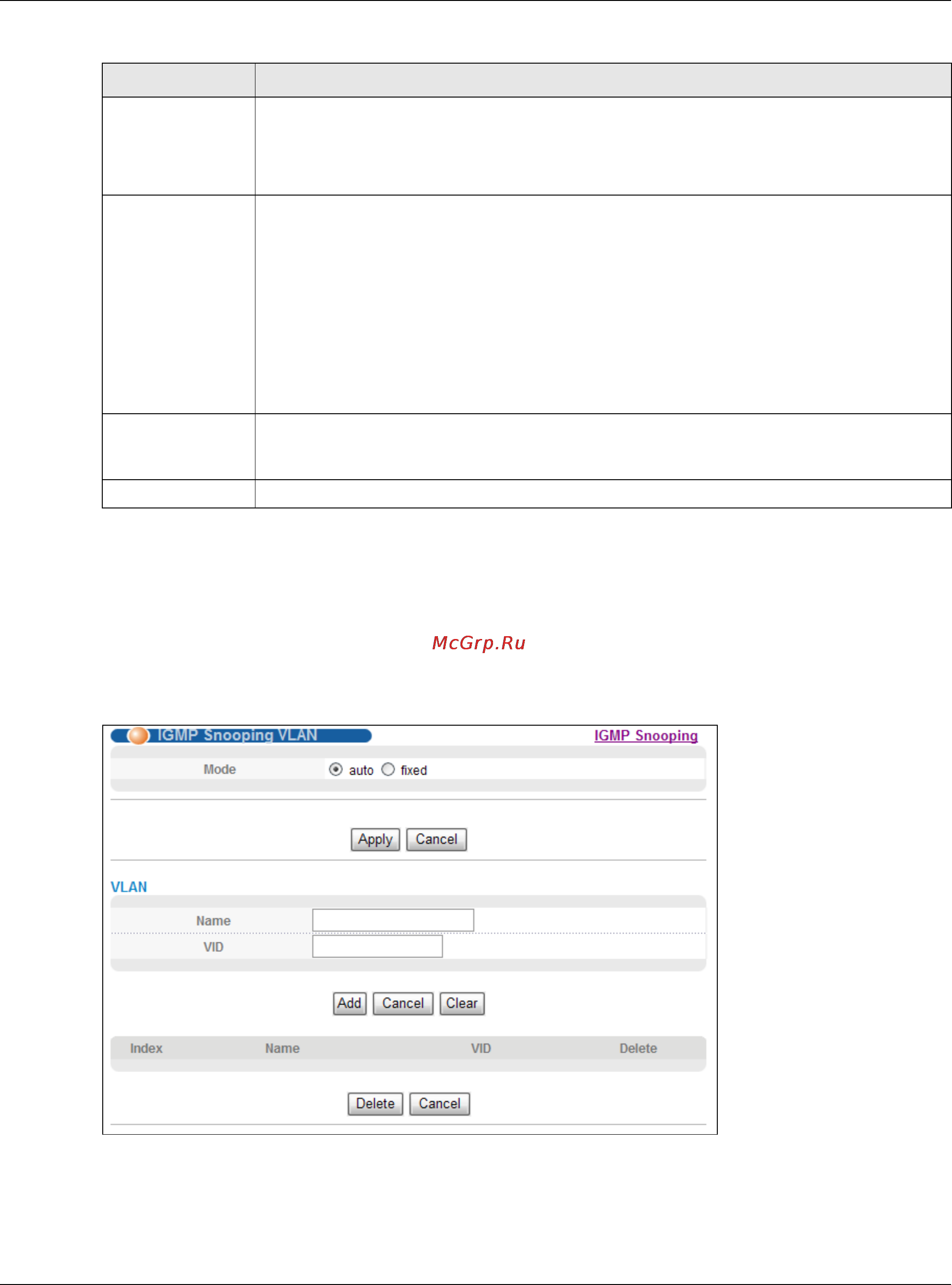 Zyxel XS3700-24 [191/440] Igmp snooping vlan