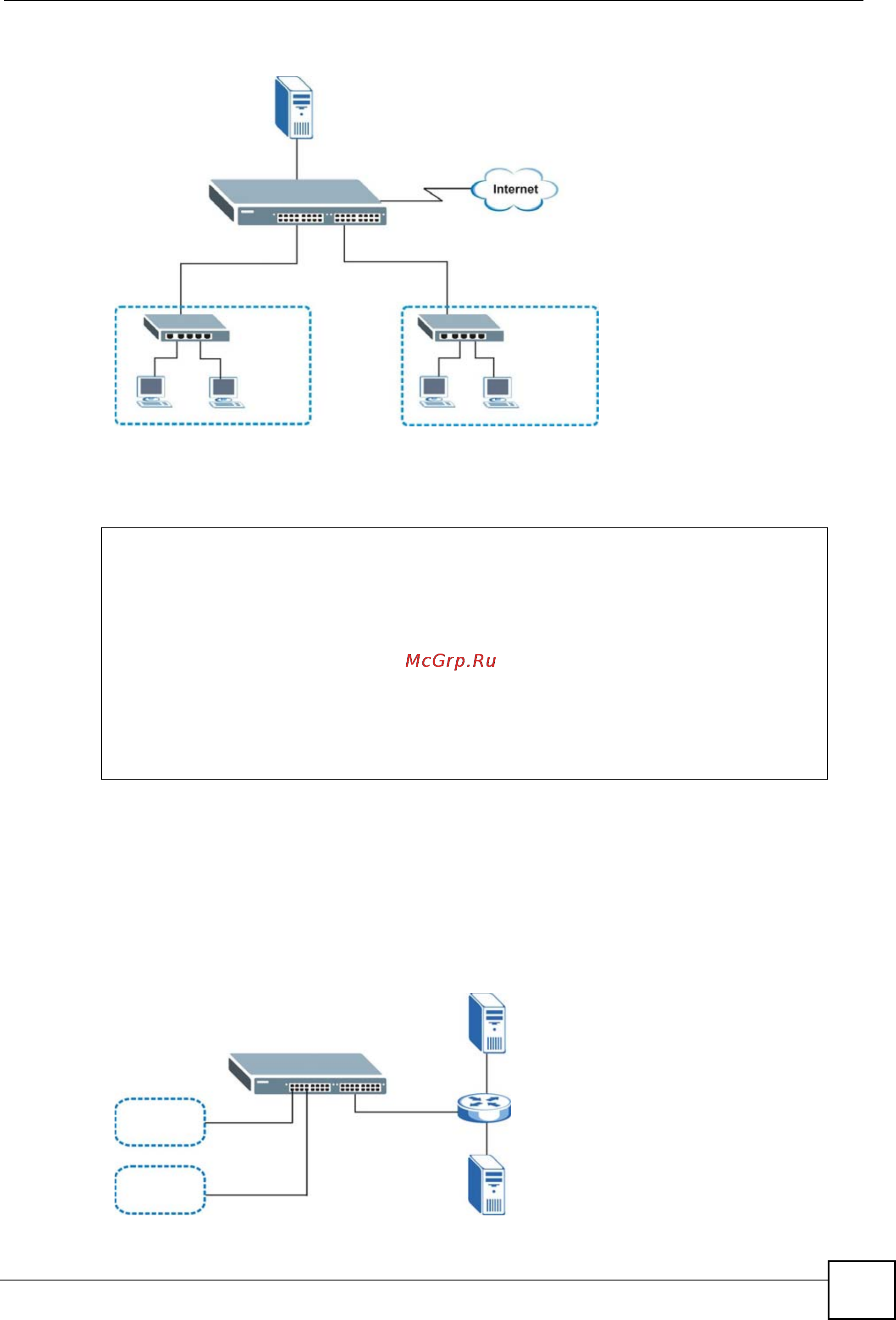 Zyxel XS3700-24 [71/371] In this example there are two vlans vids 1 and 2 in a campus network two dhcp servers are installed to serve each vlan the switch forwards dhcp requests from the dormitory rooms vlan 1 to the dhcp server with ip address 192 68 00 dhcp requests from the academic buildings vlan 2 are sent to the other dhcp server with ip address 172 6 0 00