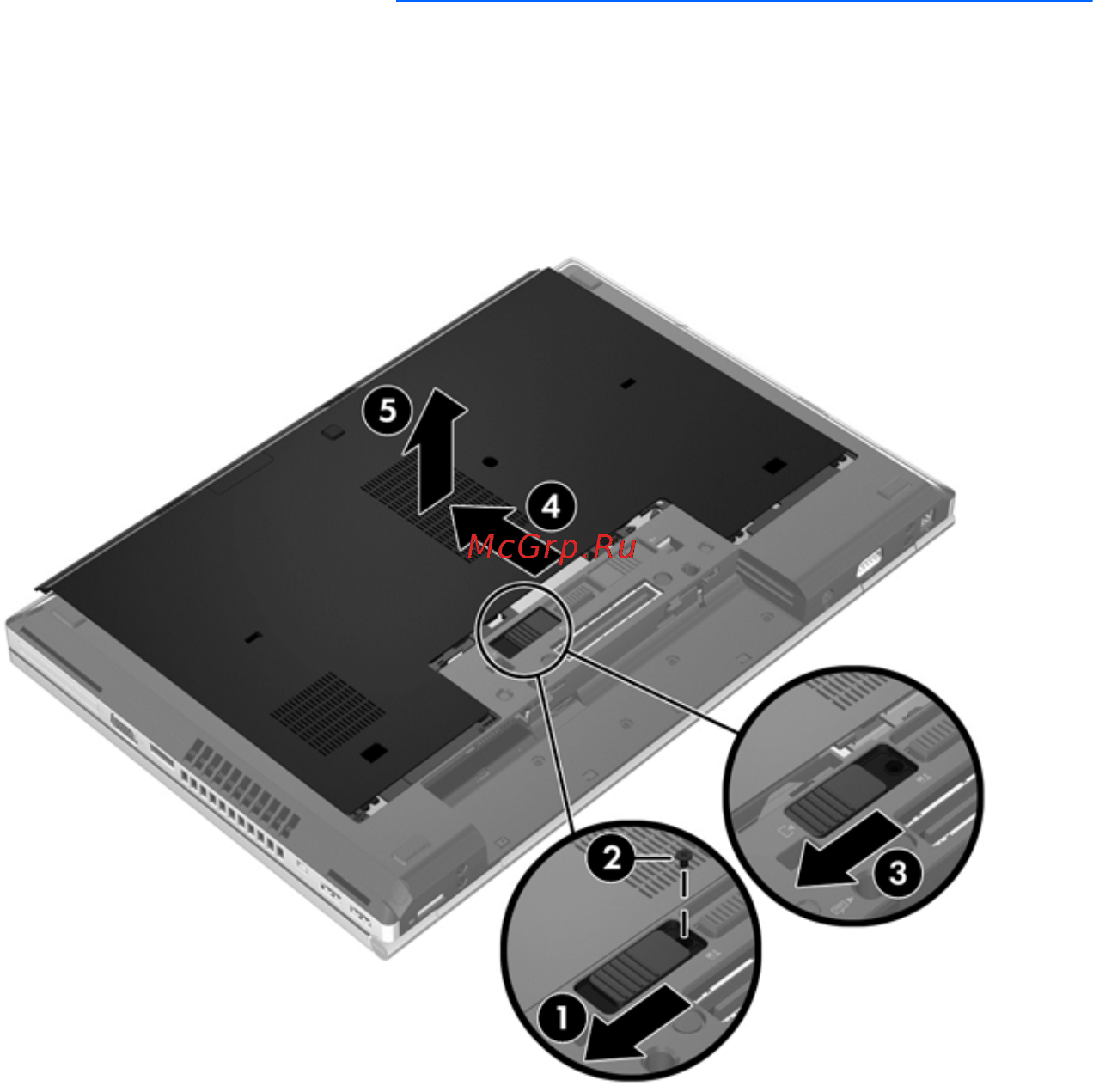 HP probook 6570b, c3c70es [82/144] Снятие сервисной крышки