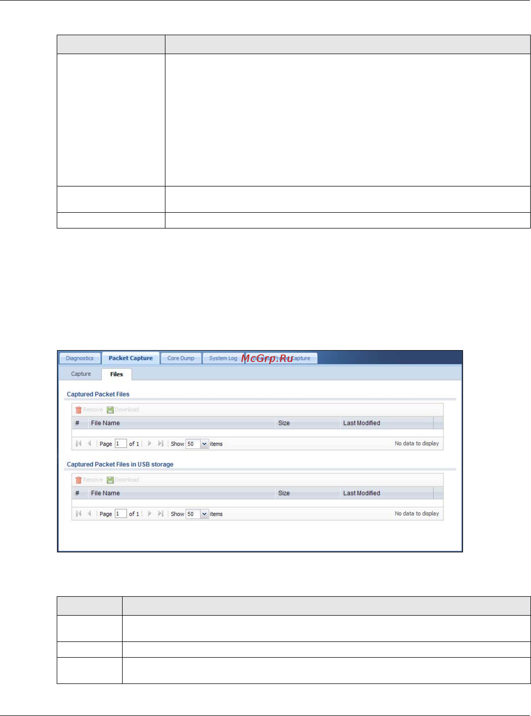 Zyxel NXC5500 [360/469] Packet capture files