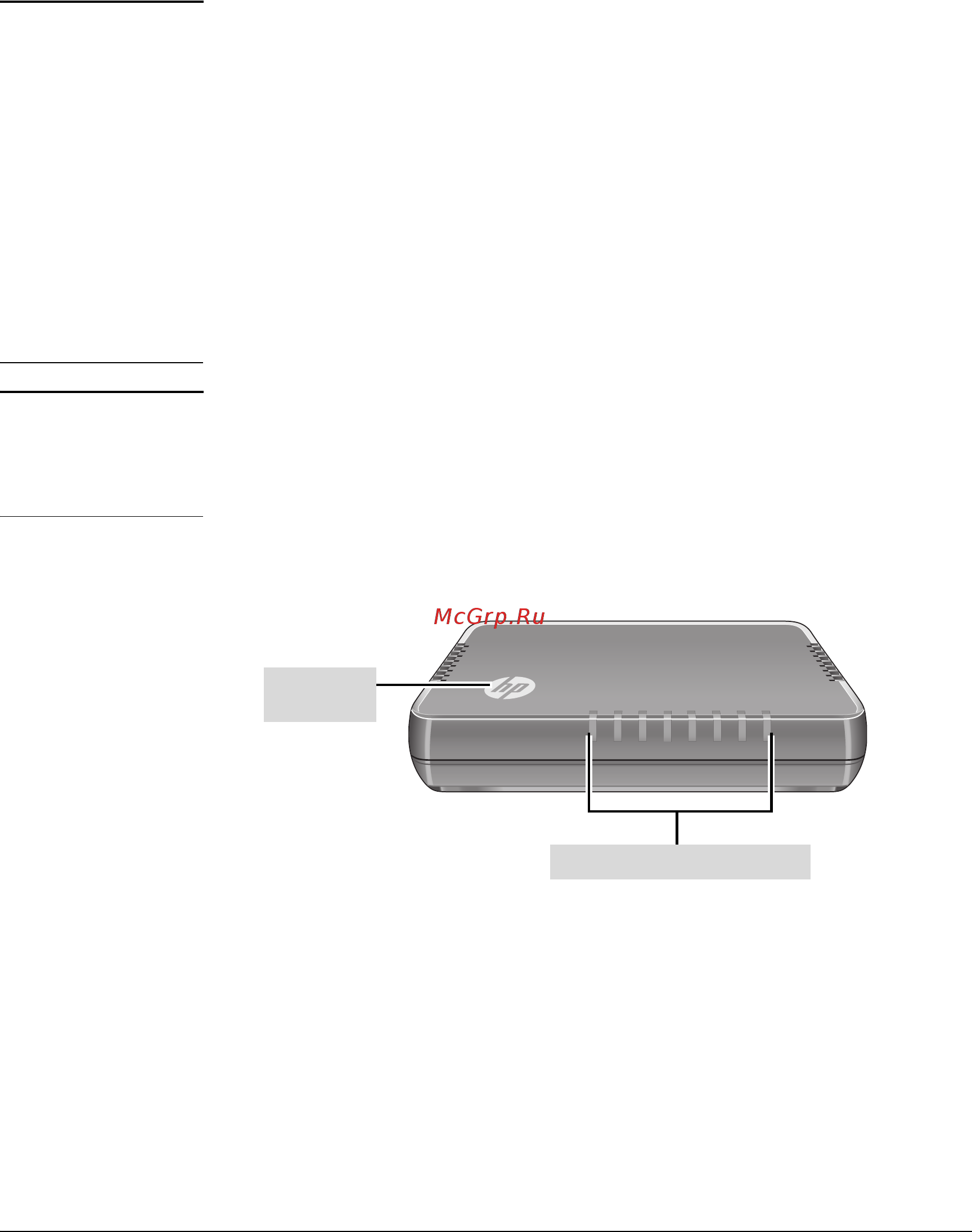 HP 1405-5g v2 switch, j9792a [106/182] Застереження