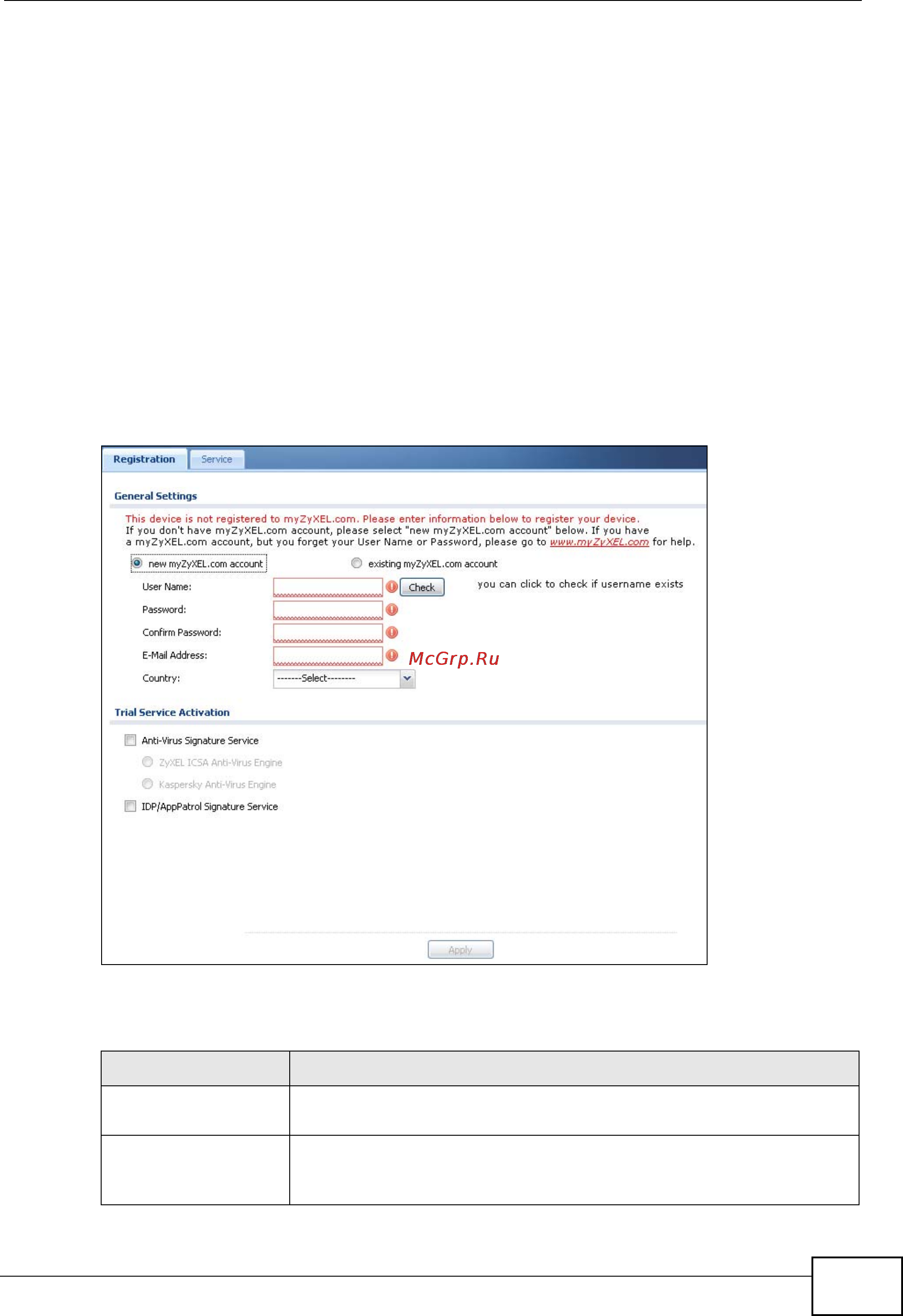 Zyxel NXC5200 [153/720] Registration