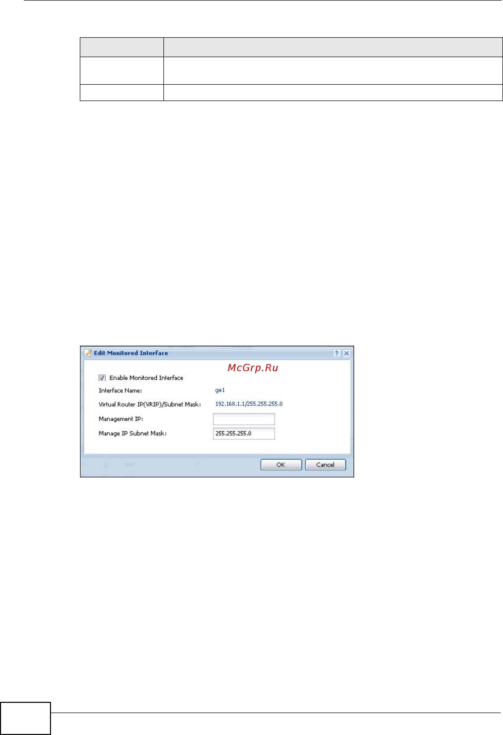 Zyxel NXC5200 [364/720] Edit monitored interface