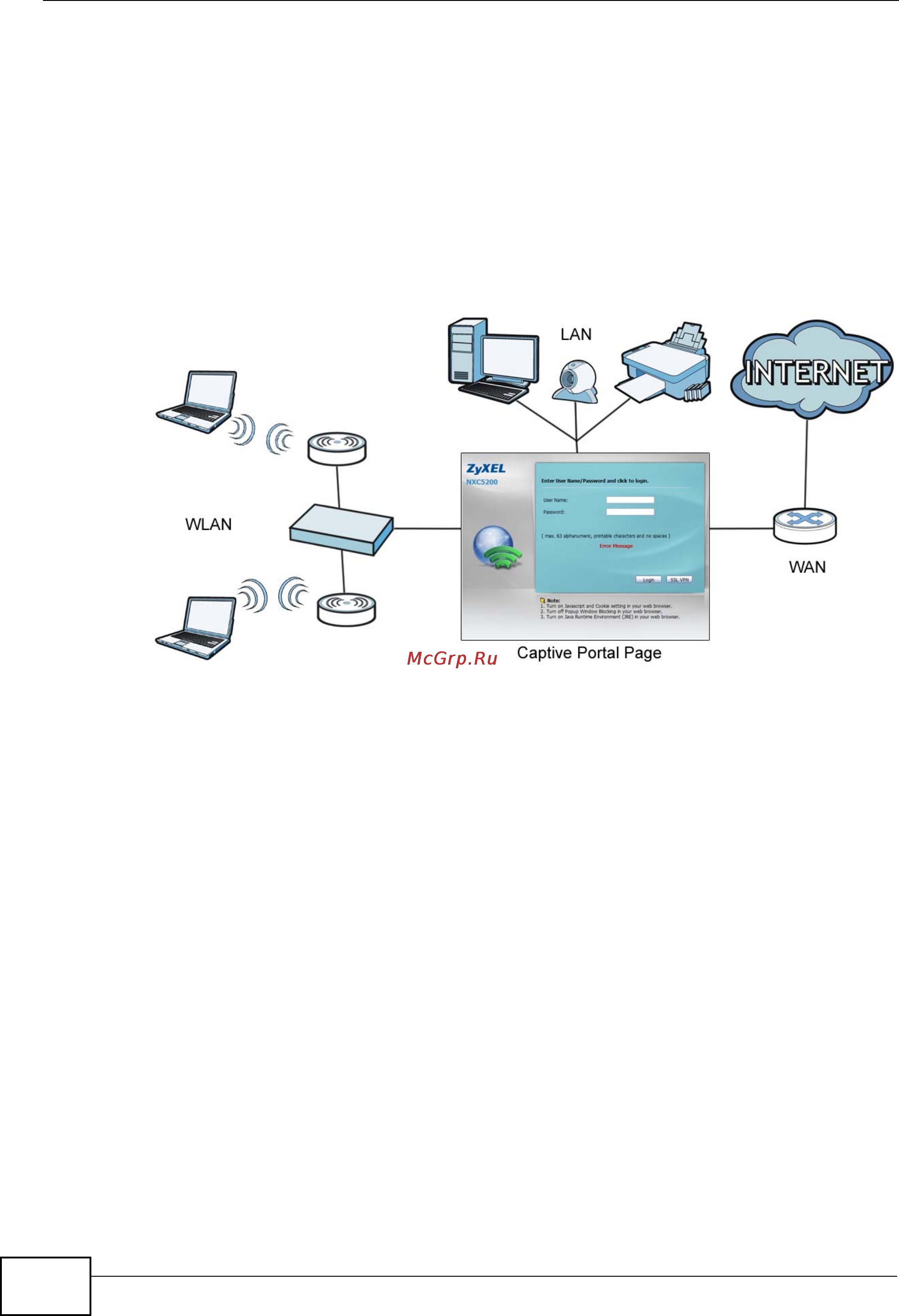 Zyxel NXC5200 [38/720] Captive portal