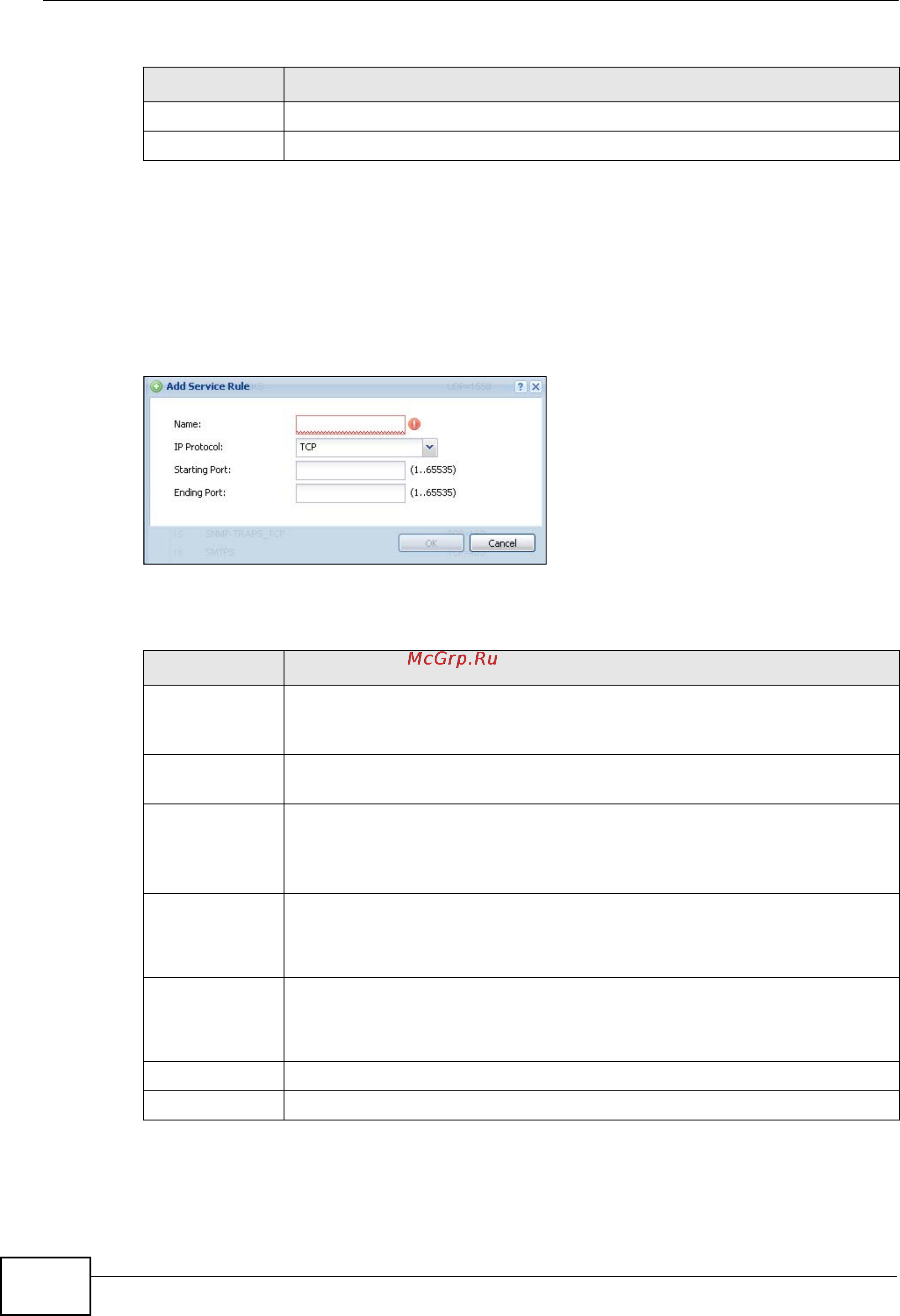 Zyxel NXC5200 [416/720] Add edit service rule