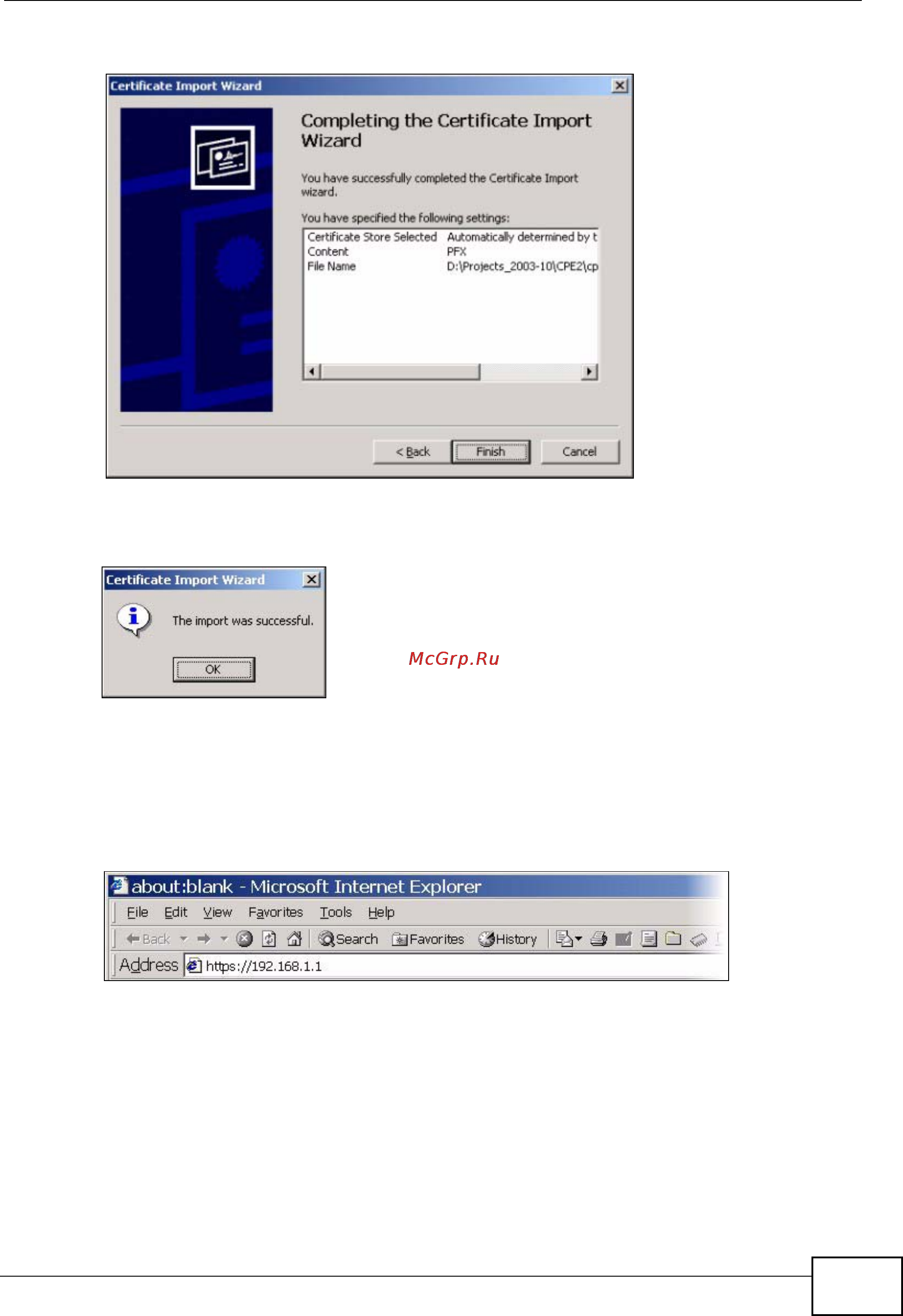 Zyxel NXC5200 [489/720] Using a certificate when accessing the nxc