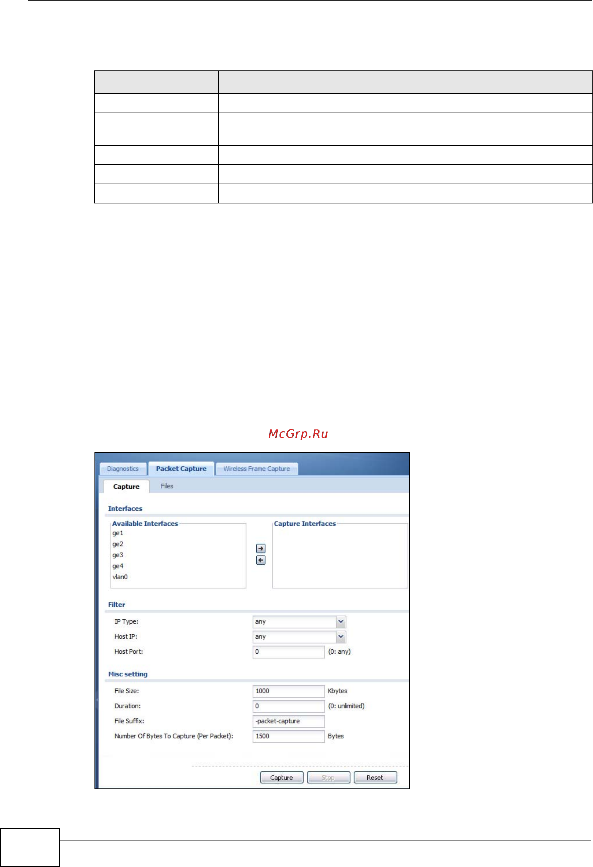 Zyxel NXC5200 [532/720] Packet capture