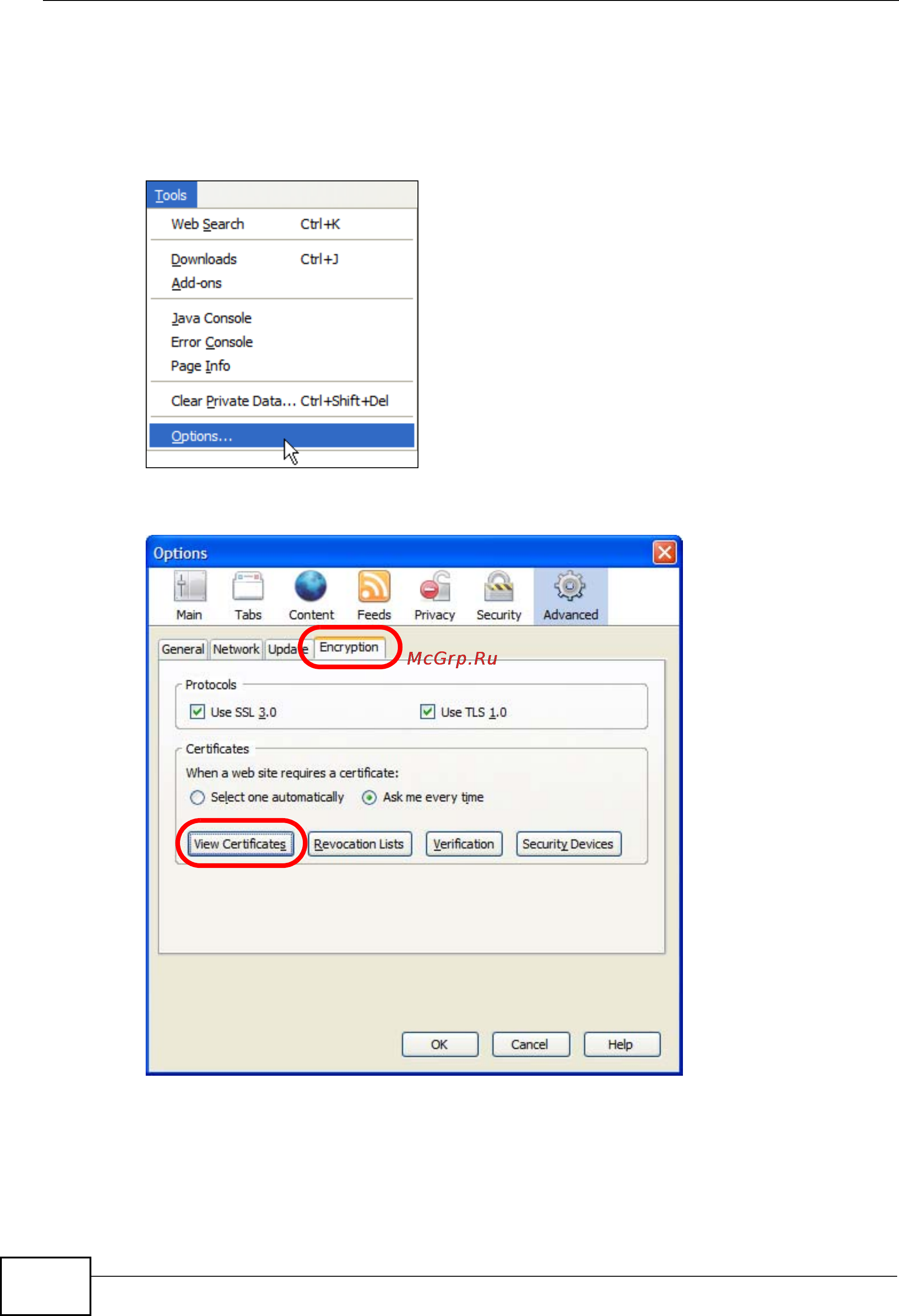 Zyxel NXC5200 [630/720] Removing a certificate in firefox